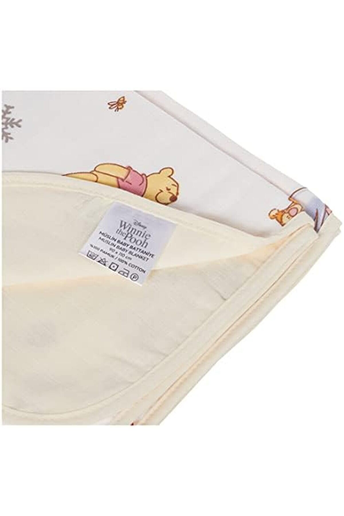 Li̇sanslı Karakter Baskılı%100 Pamuk Bebek Battani̇ye, Çok Renkli̇, 90X110 Cm 1014773