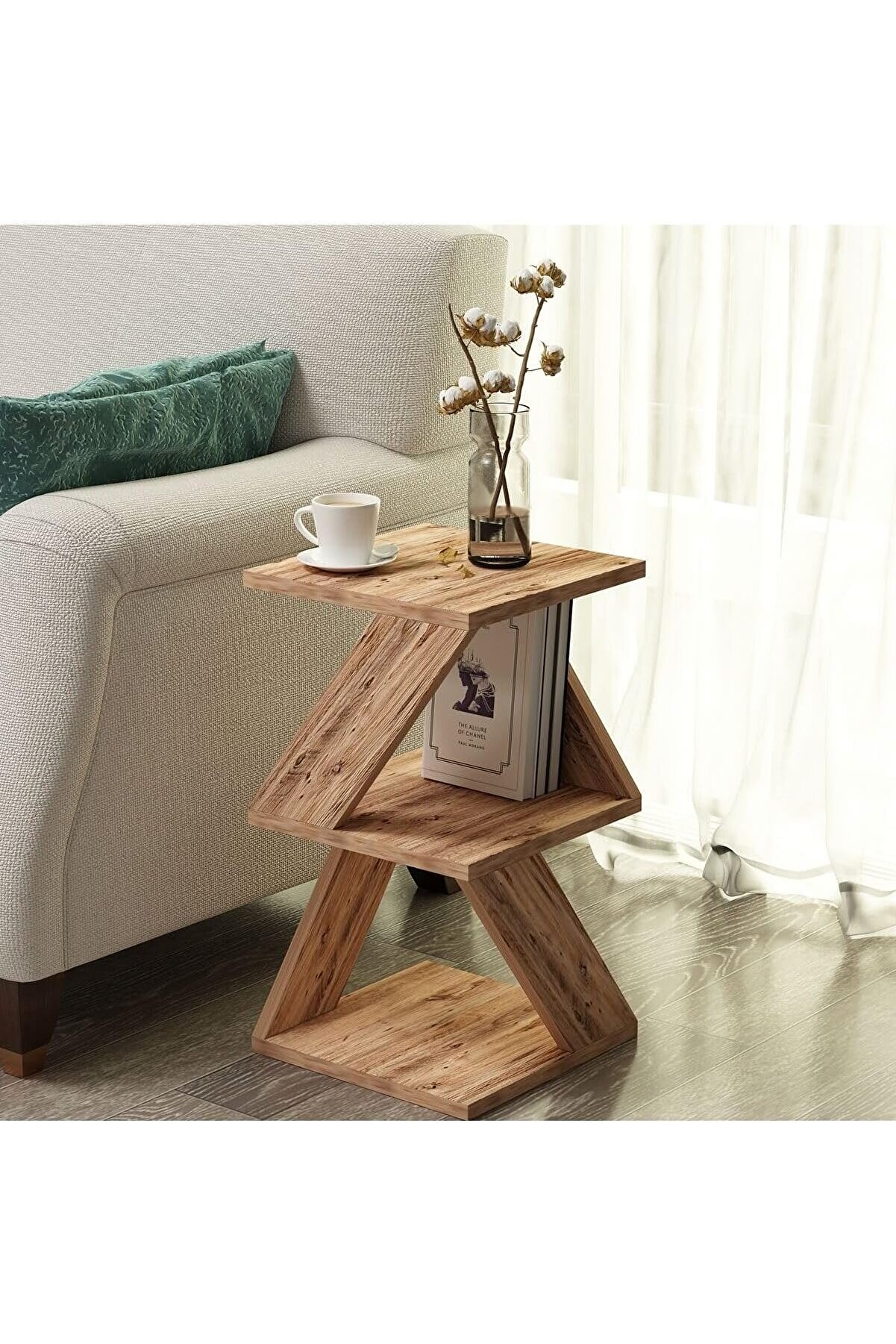 STOREMAX Yan Sehpa Atlantik Çam 1014773