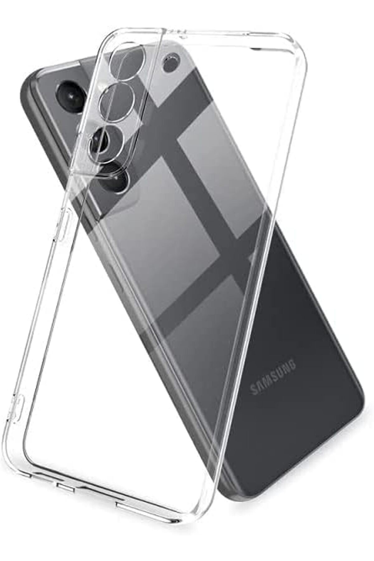 STOREMAX S21 FE Kılıf, Şeffaf Silikon Kamera Korumalı S21 Fe Kılıfı 1014773