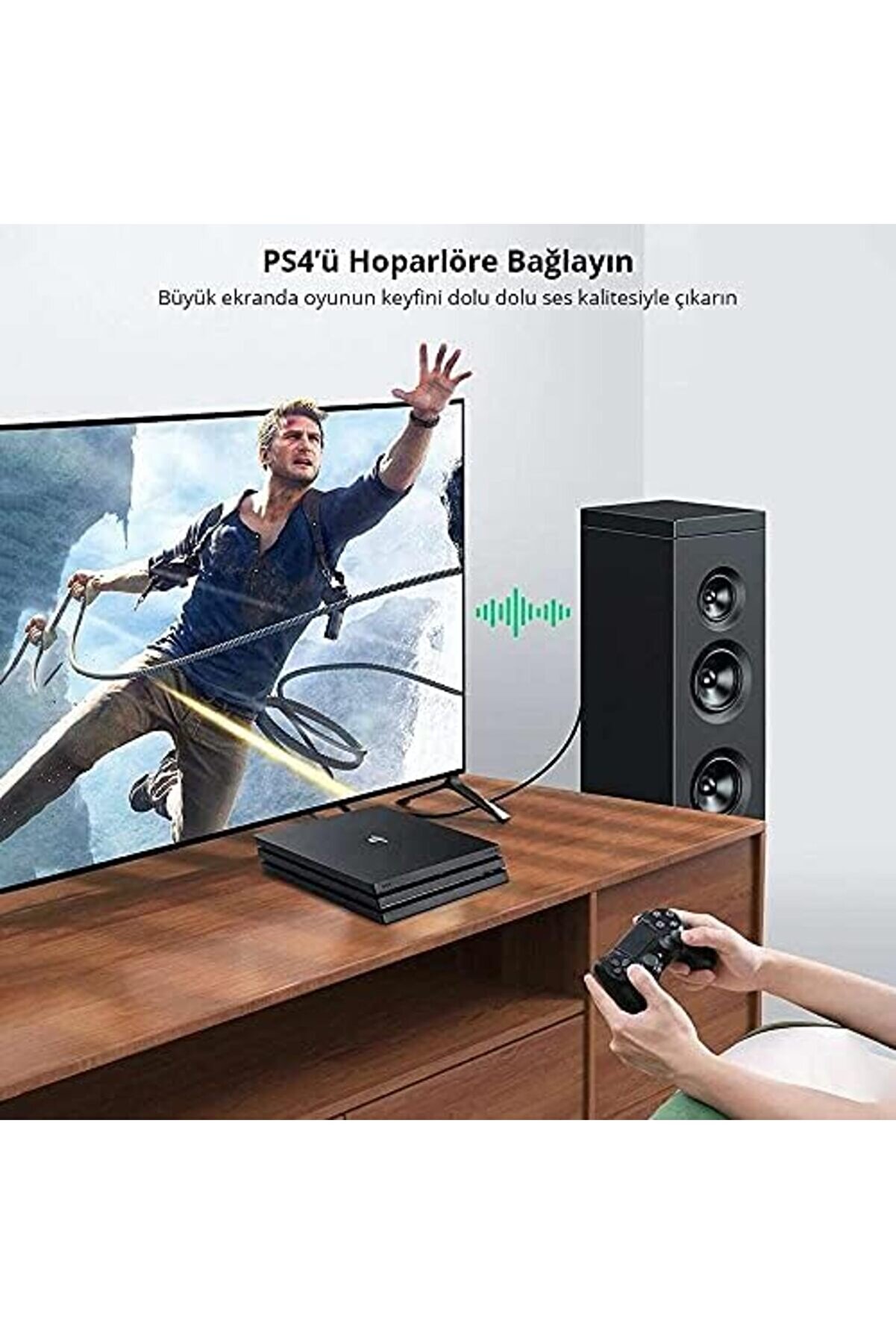 Fi̇ber Opti̇k Ses Kablosu Si̇yah 1.5 Metre 1014773