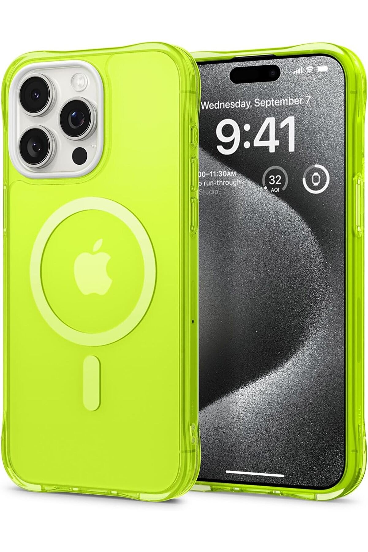 STOREMAX Ciel by 15 Pro Kılıf Ultra Sheer Mag &ouml;zellikli Lime - ACS06767 1014773