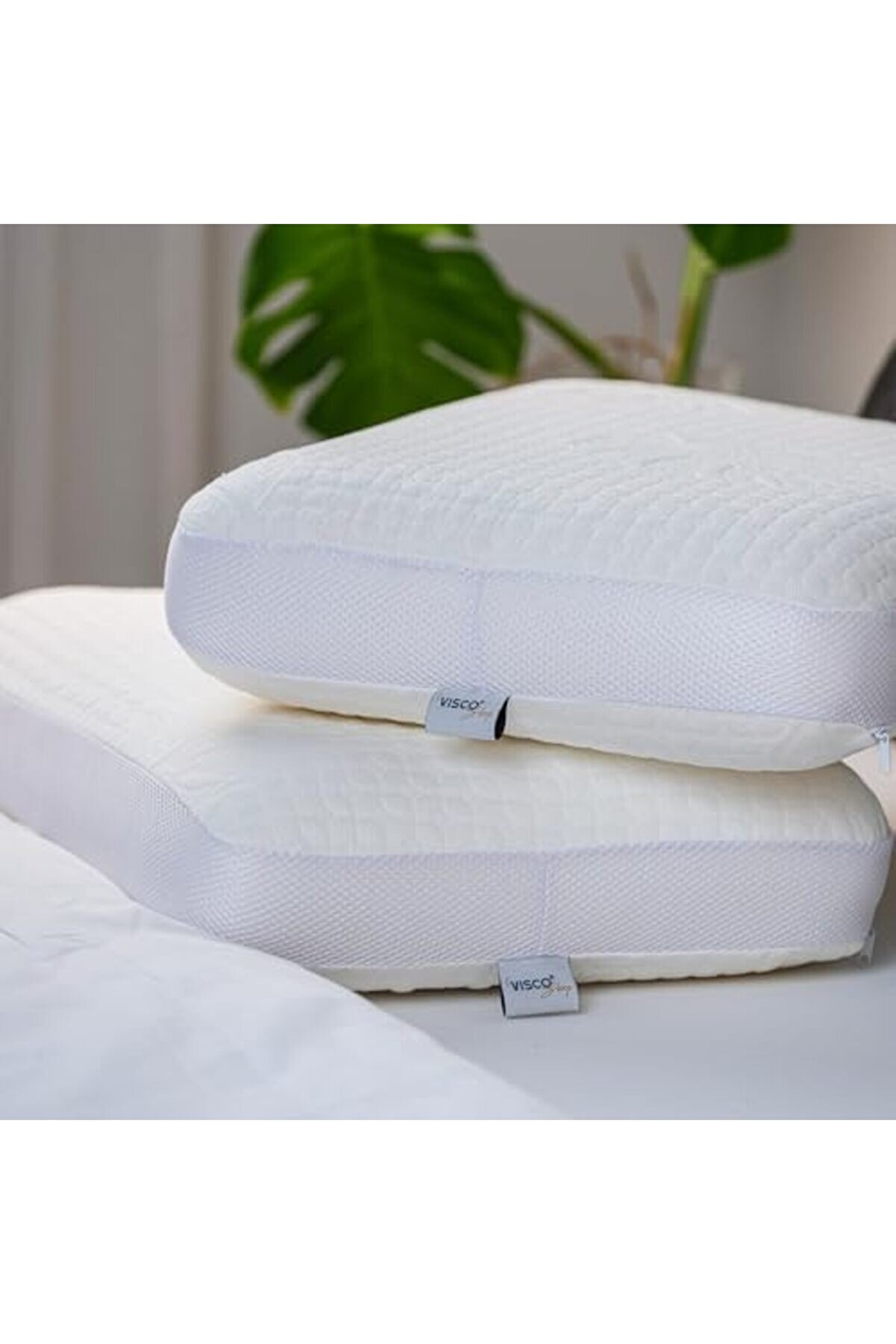 Yastık Ergonomi̇k Yastık Fi̇ore Vi̇skon Kılıflı Yastık 65X40X14 Cm 1014773