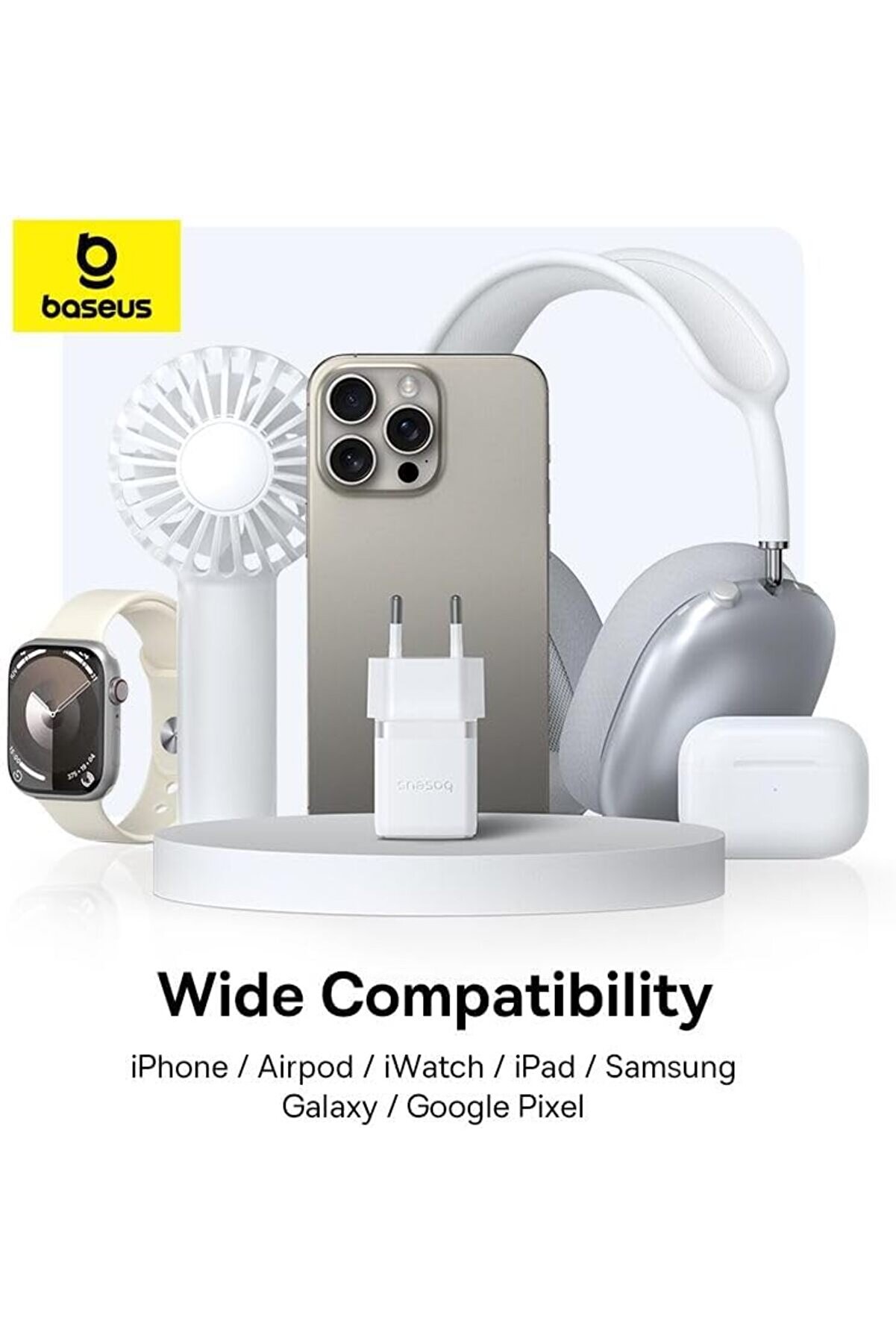 Hızlı Şarj C+U 30W Eu Beyaz 1014773