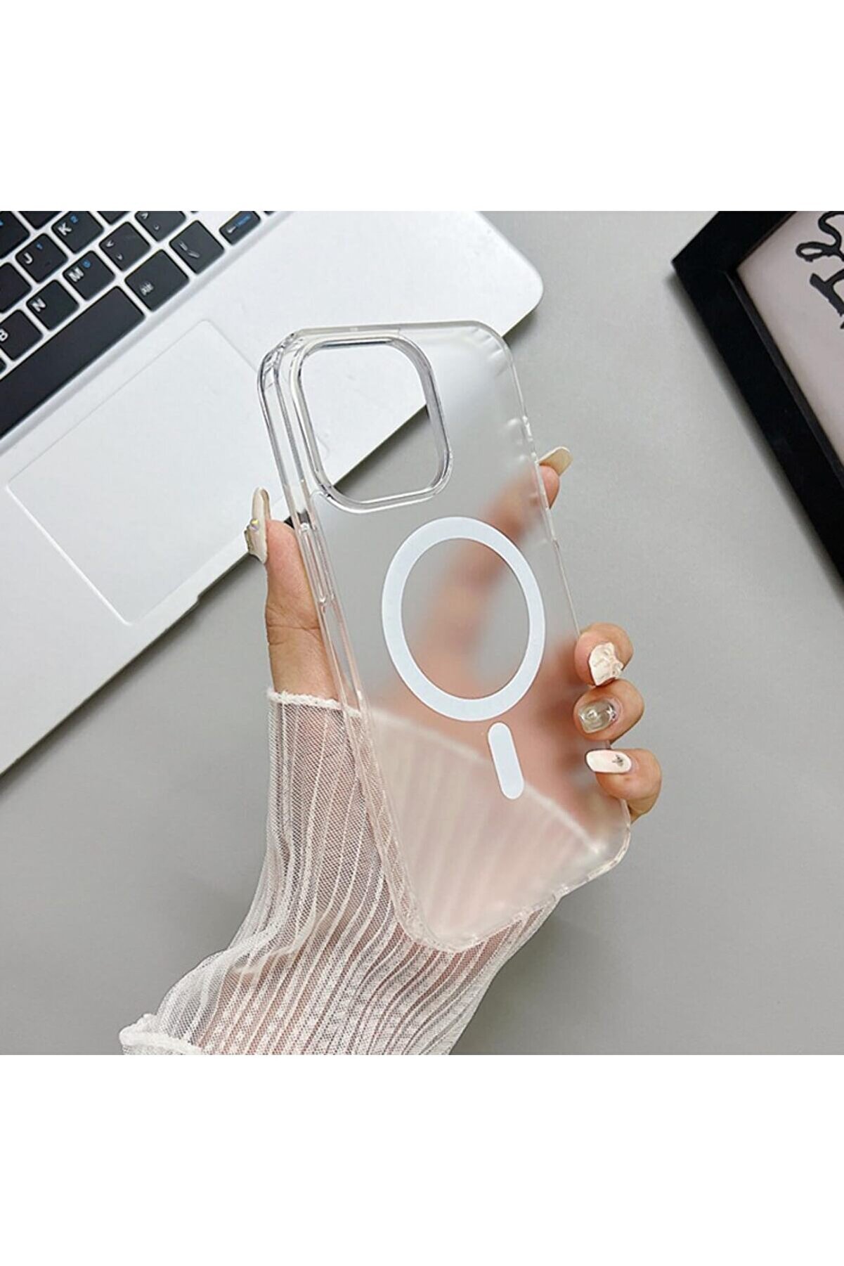 STOREMAX 15 Pro Max Uyumlu Kılıf –, Darbe Emici, Ultra, Kablosuz Şarj Destekli, Manyetik Telefon Koruma Kılıf