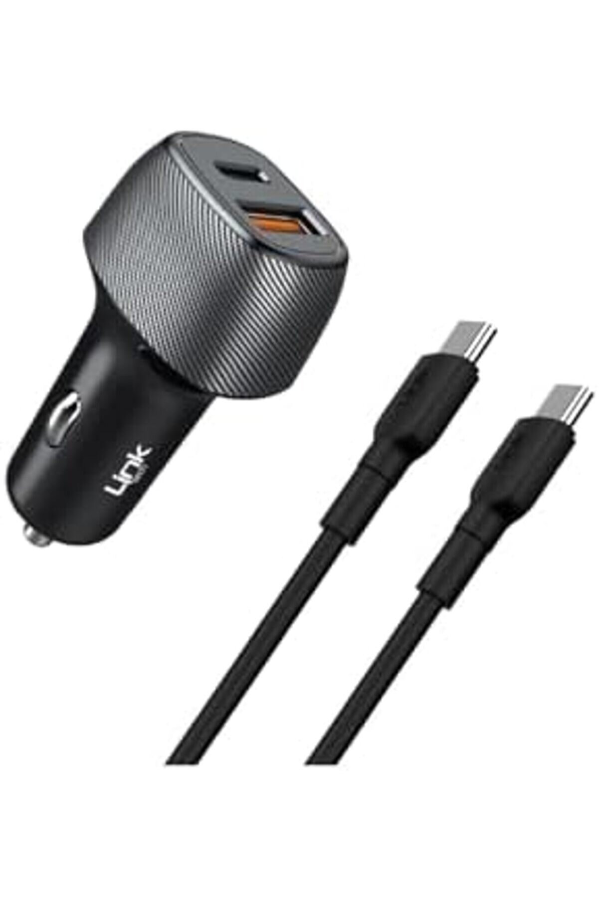 C499 43W Araç Şarj Aleti̇ 2X Usb Type-C To Type-C Kablo Set 1014773