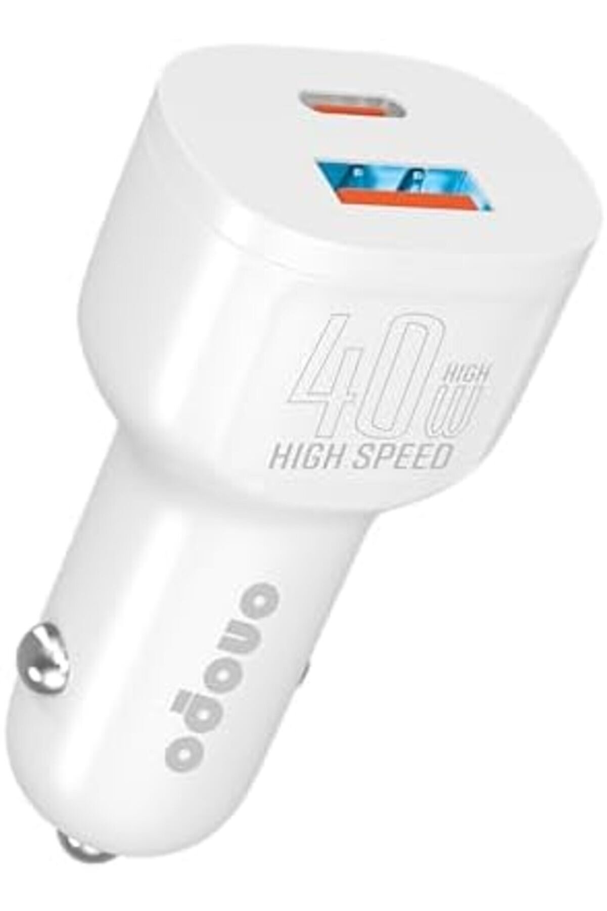 Shpsell Type-C (Pd) Ve Usb Gi̇ri̇şli̇ Led Işıklı Turbo Araç Şarj Ci̇hazı – Çi̇ft Çıkışlı – Model A7 1175