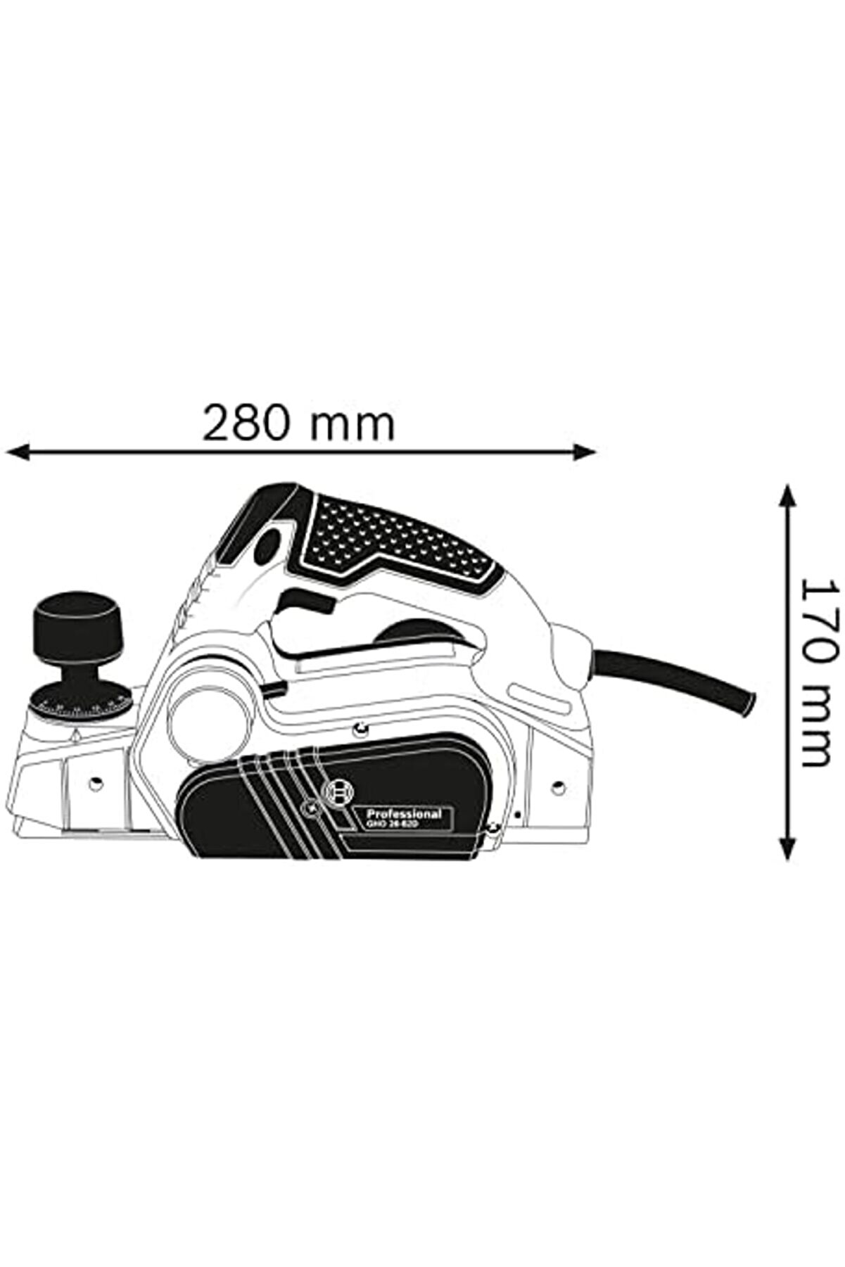 Professi̇onal Gho 6500 Planya (650 W, Planya Geni̇şli̇ği̇ 82 Mm, 16.500 Dev/Dak) 1014773