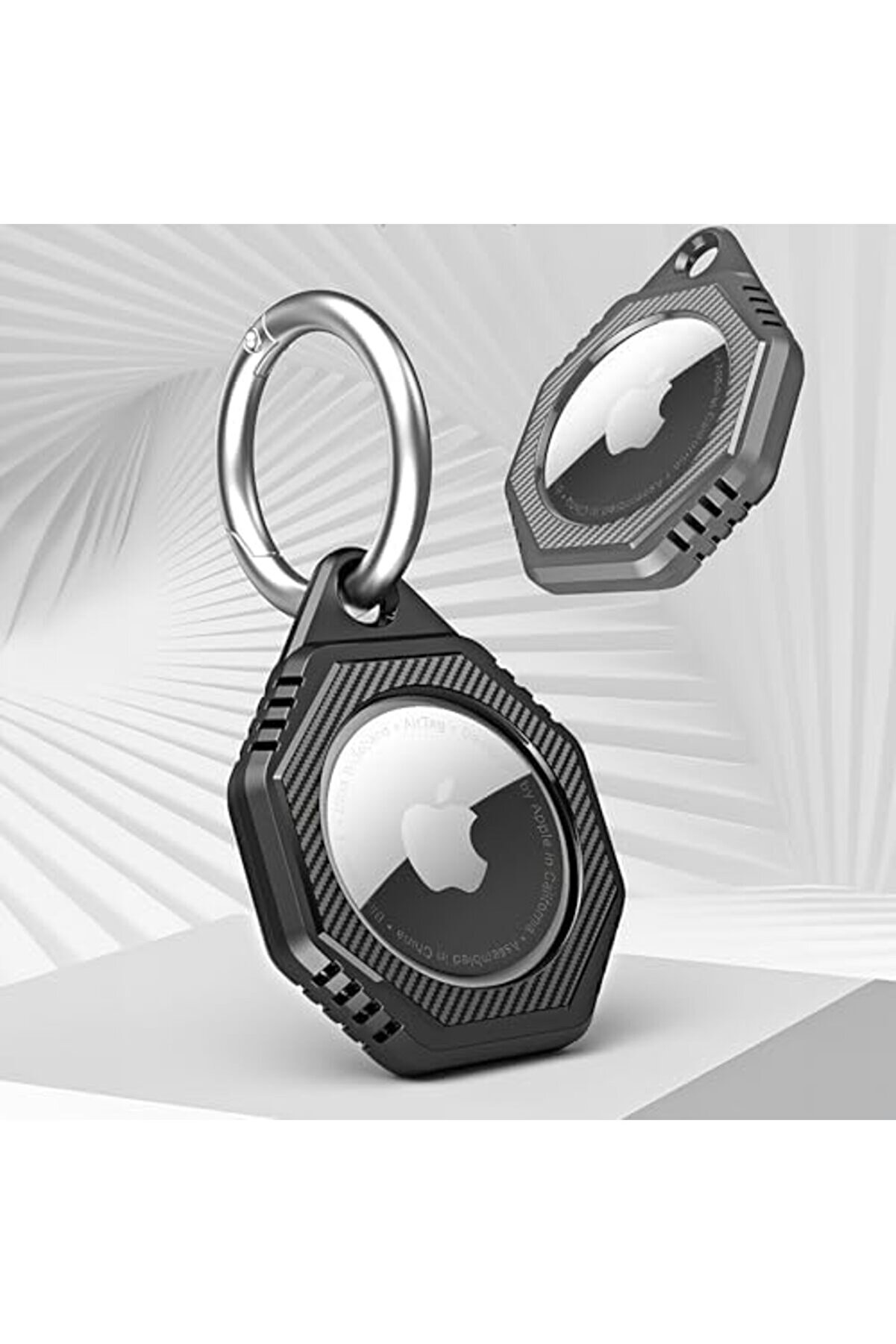 Ai̇rtag İçi̇n Karabi̇nalı Si̇li̇kon Anahtarlık Ci̇haza Tam Oturan Mükemmel Kalıp Ve Yüksek Kali̇te Materyal