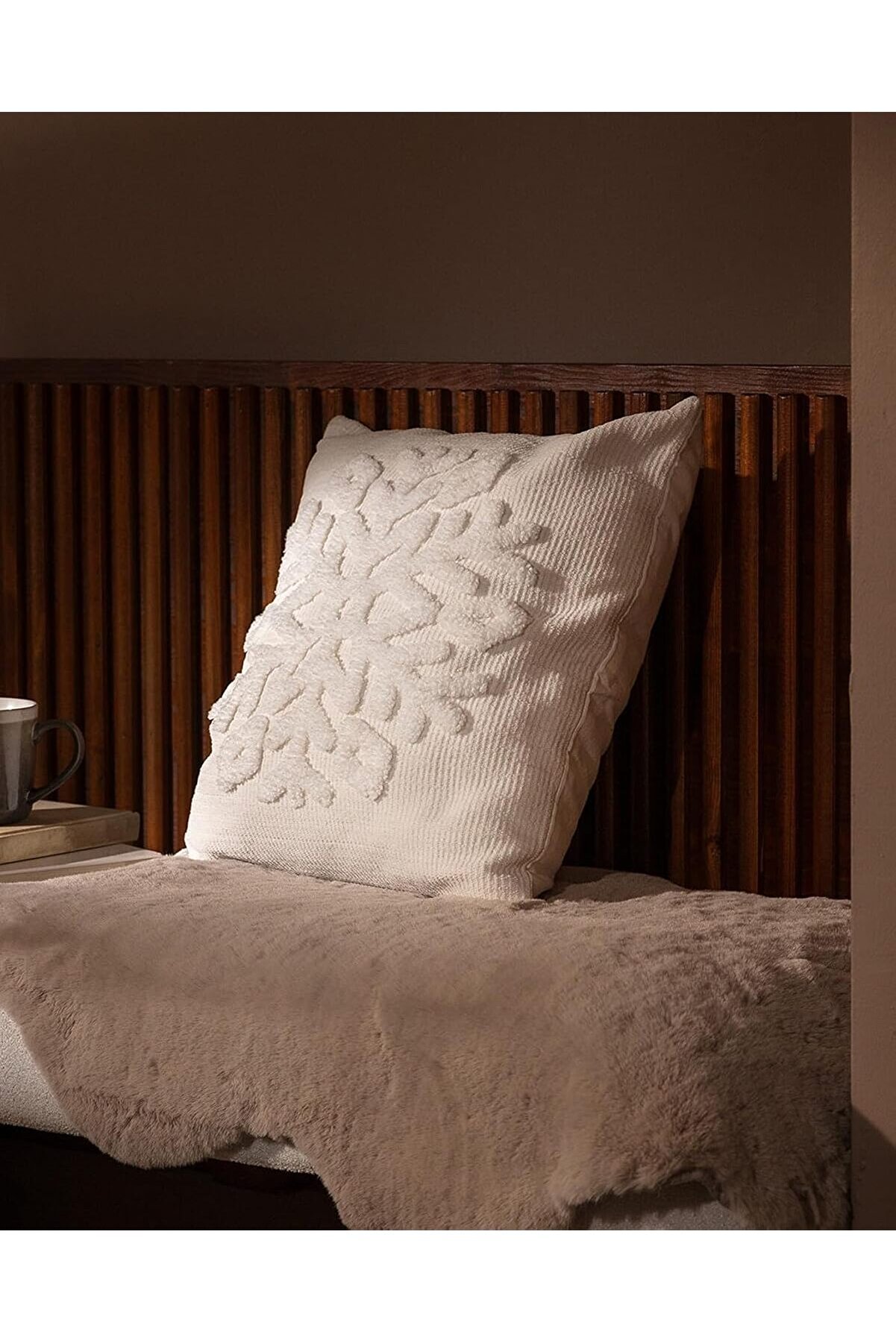 STOREMAX Coco Riquewihr Kırlent Kılıfı - Beyaz - 45x45 cm 1014773