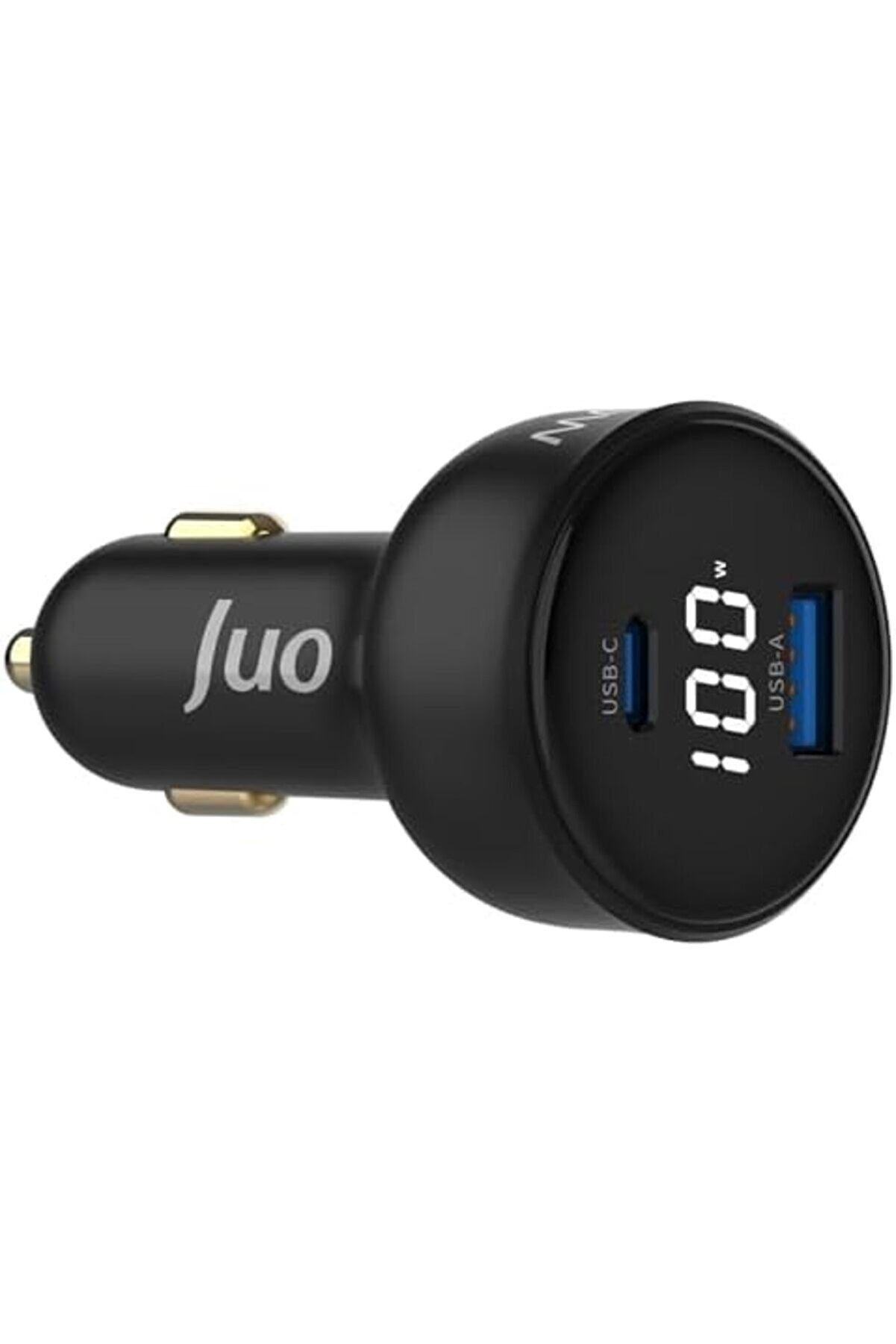 100W Led Ekranlı Type-C + Usb-A Araç Şarj Aleti̇ & & Araç İçi̇ Şarj Ci̇hazı 1014773