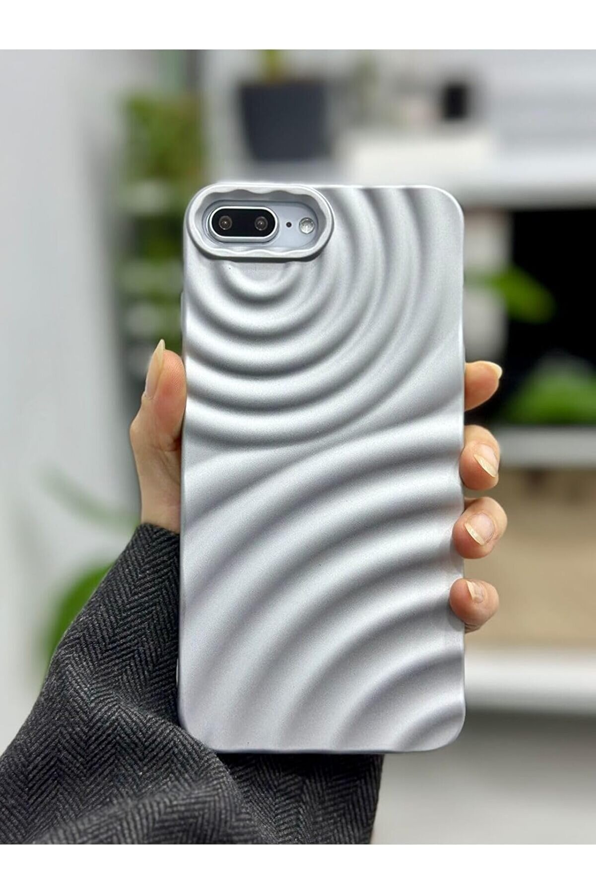 STOREMAX Aksesuar 7 VE 8 ile Uyumlu 3d Kabartma Mat Silikon Kılıf 1014773