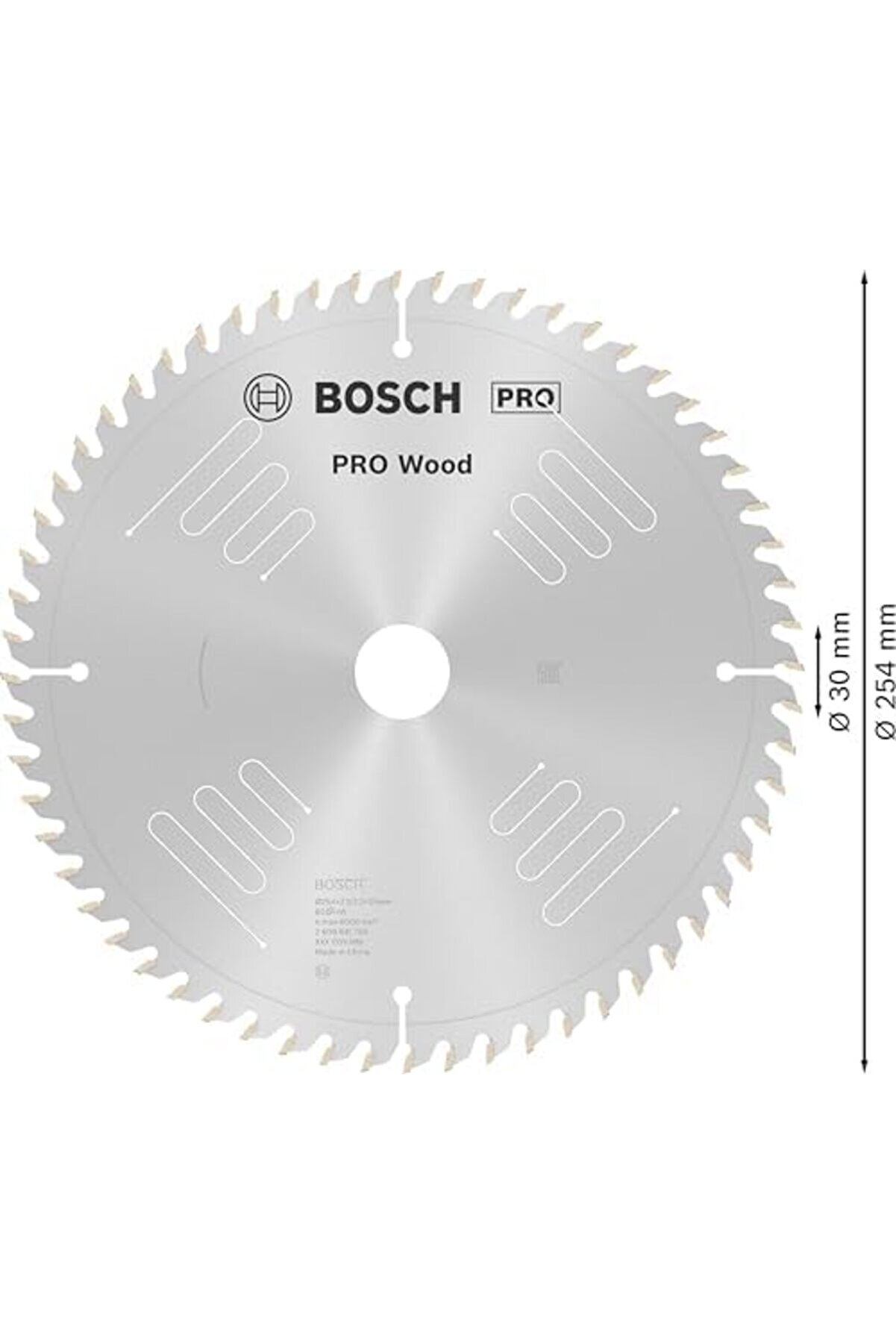 Dai̇re Testere Bıçağı, Gri̇, 254X30X3.2 Mm, 1 Adet 1014773