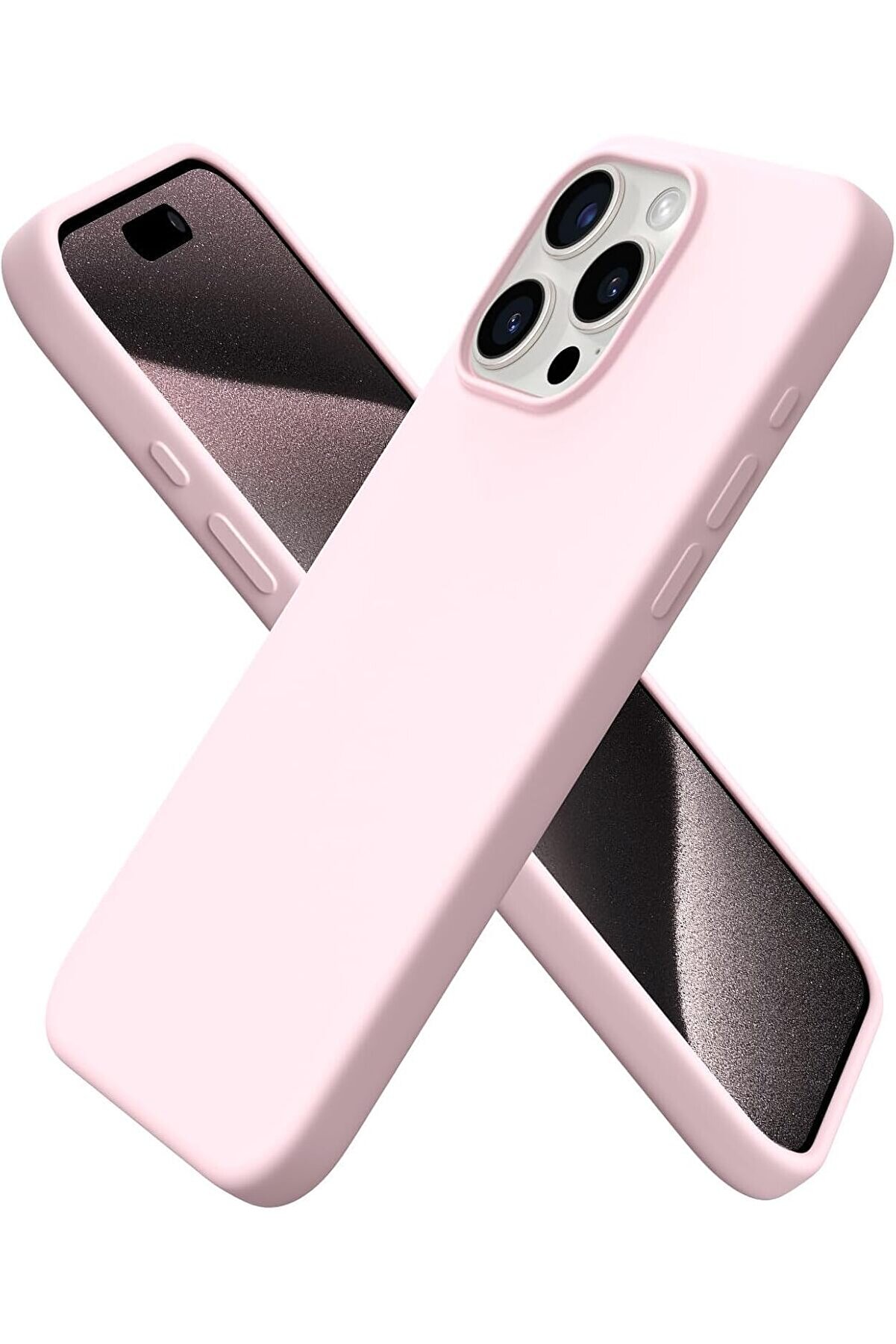 STOREMAX 15 Pro Max Silikon Kılıf - Mag-Safe Uyumlu, Yumuşak Dokulu, Darbe Emici, Mikro Fiber Kaplama, Premiu