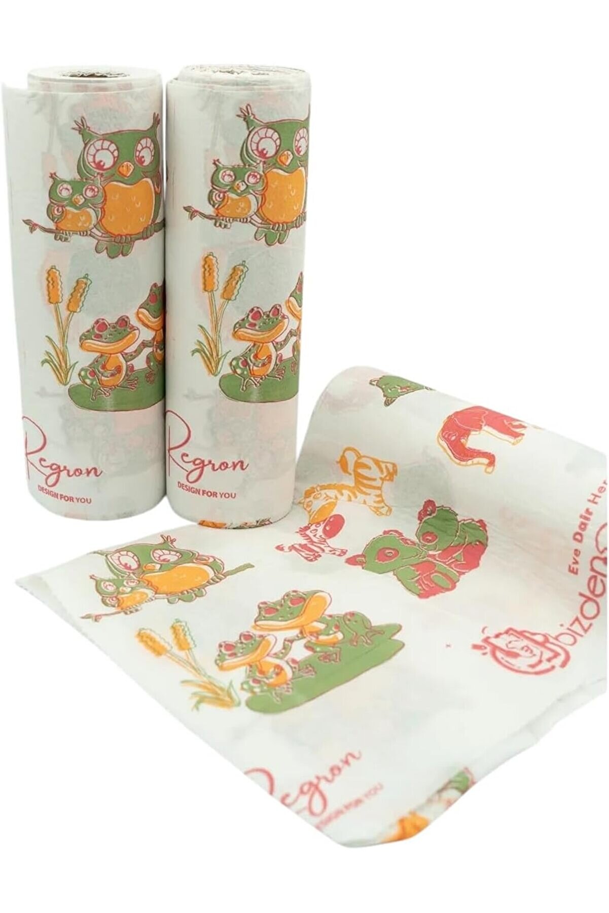 STOREMAX Kullanımlık Pratik Masa Aktivite Kullan At Piknik Kamp Örtüsü 100x120 Koala Desen 3'lü Rulo 11