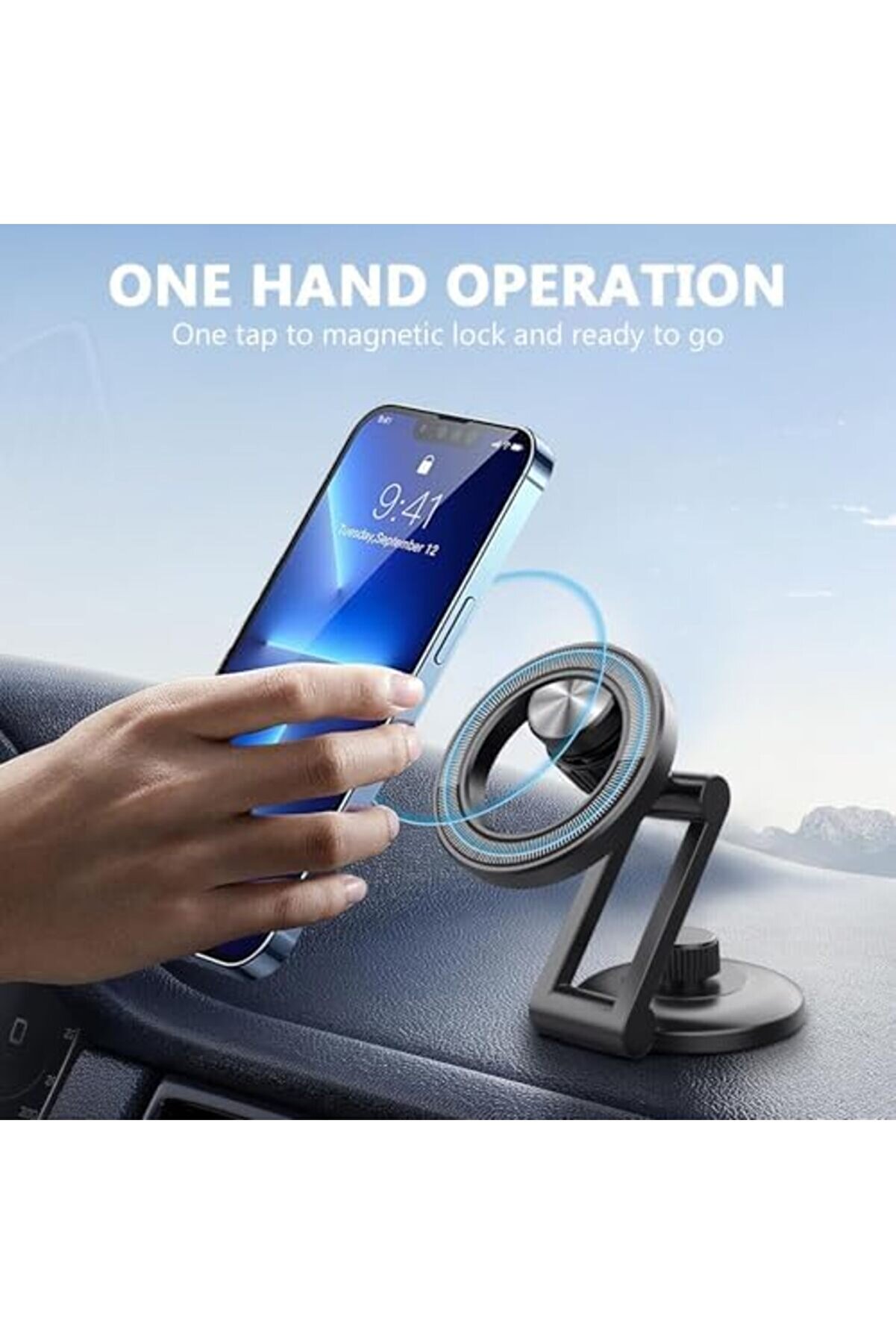 11-16 Pro Max Uygun Manyeti̇k Katlanabi̇li̇r Araç İçi̇ Telefon Tutucu Her Modele Uygun Torpi̇do Ve Yapışa