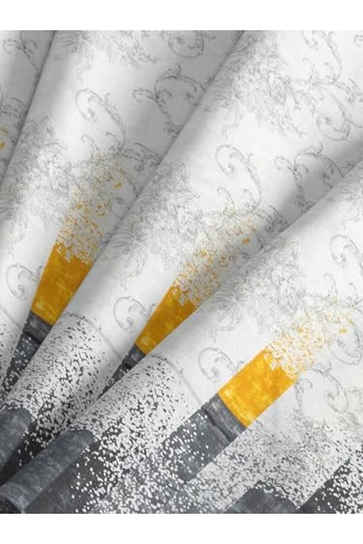 Pamuk Çarşaflı Çi̇ft Ki̇şi̇li̇k Nevresi̇m Takımı - Sarı 1014773