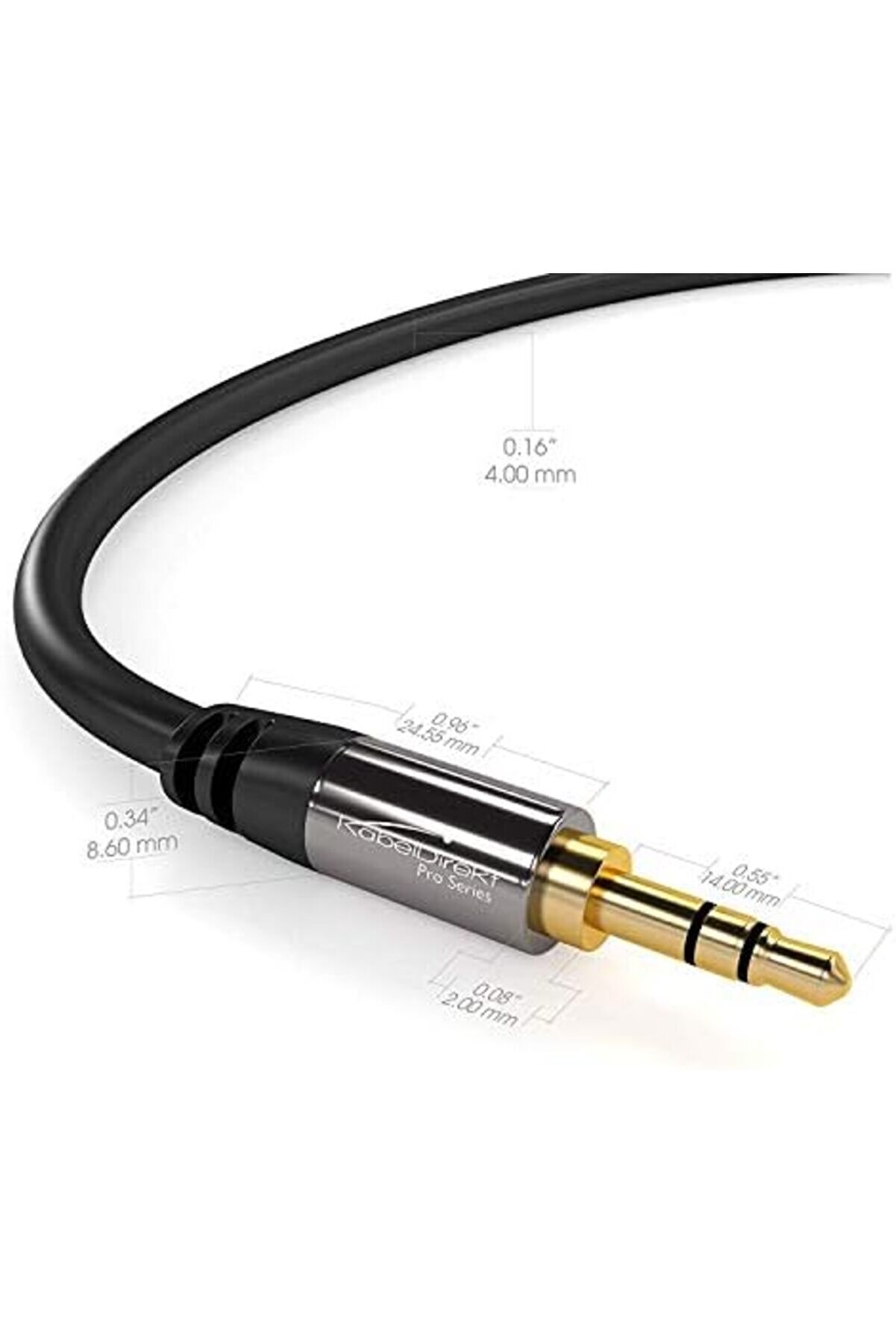 Pltenshoppng – Aux Kablosu, 3,5Mm Jak Kablosu – 1,5M – Kırılmaya Dayanıklı Metal Fi̇şler – 0,3-10M Ar