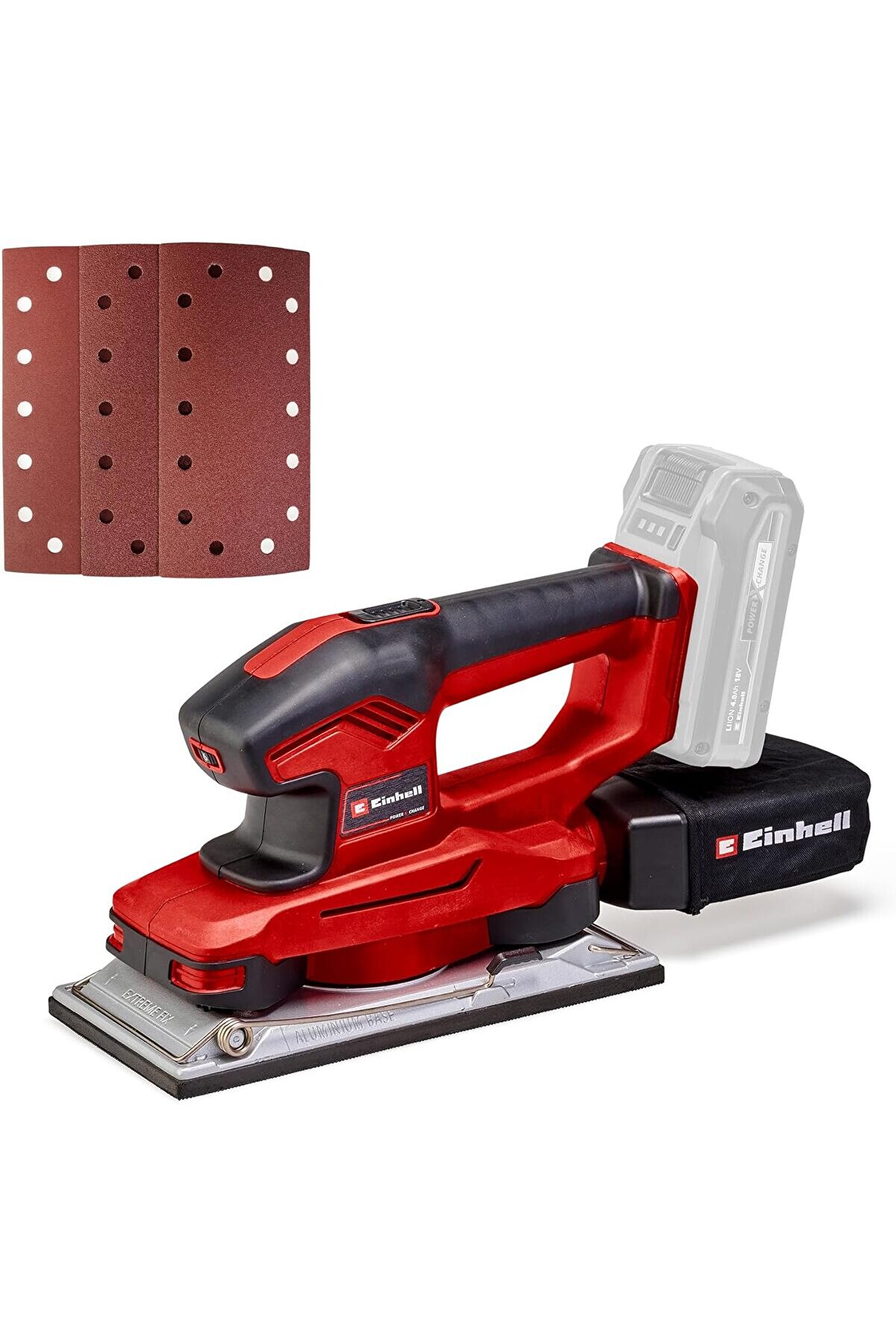 STOREMAX Akülü Zımpara TE-OS 18/230 Li Solo (Devir Ayarlı,, Taban, Toz Torbası, 3x Zımpara Kağıdı Dahil, Akü