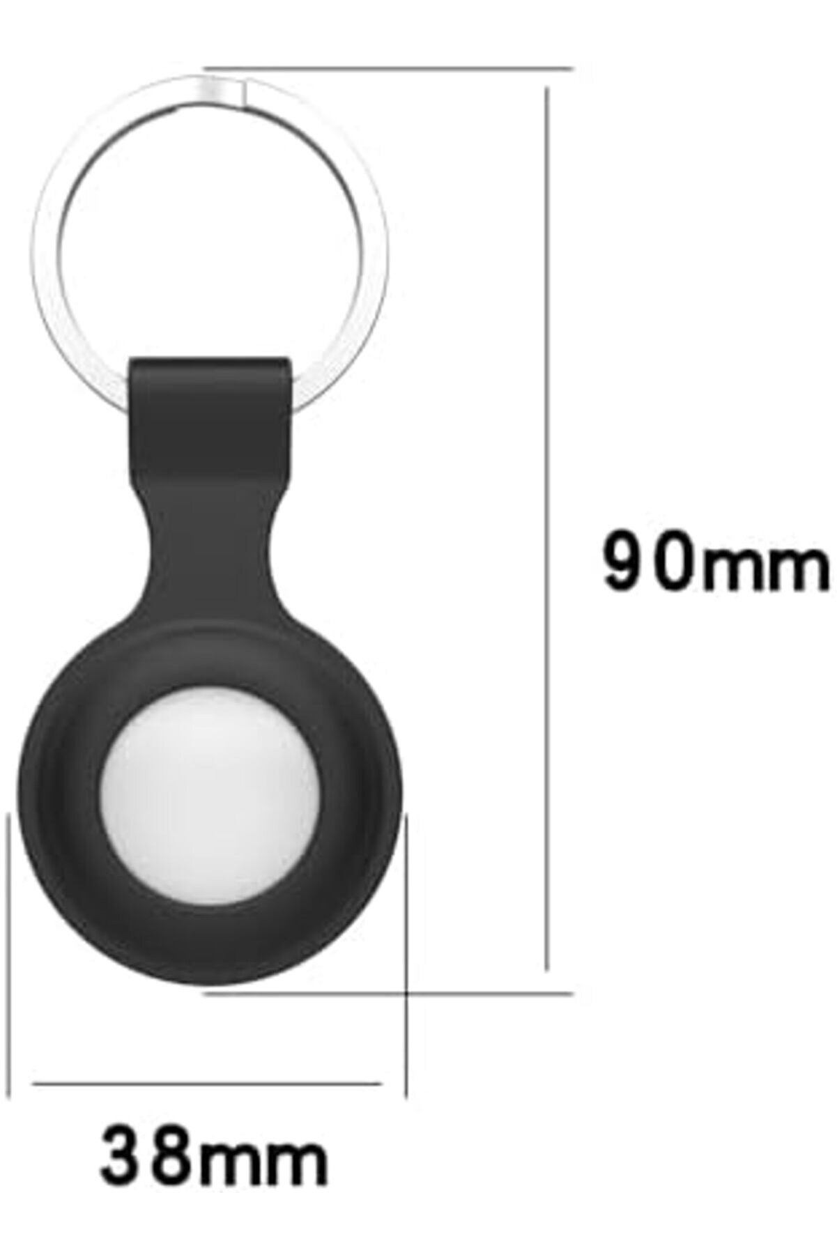 Mrtshoppng Ai̇rtag Anahtarlıklı Si̇li̇kon Kılıf A010 Darbeye Dayanıklı Kaybolmaya Karşı Tam Koruma Kola