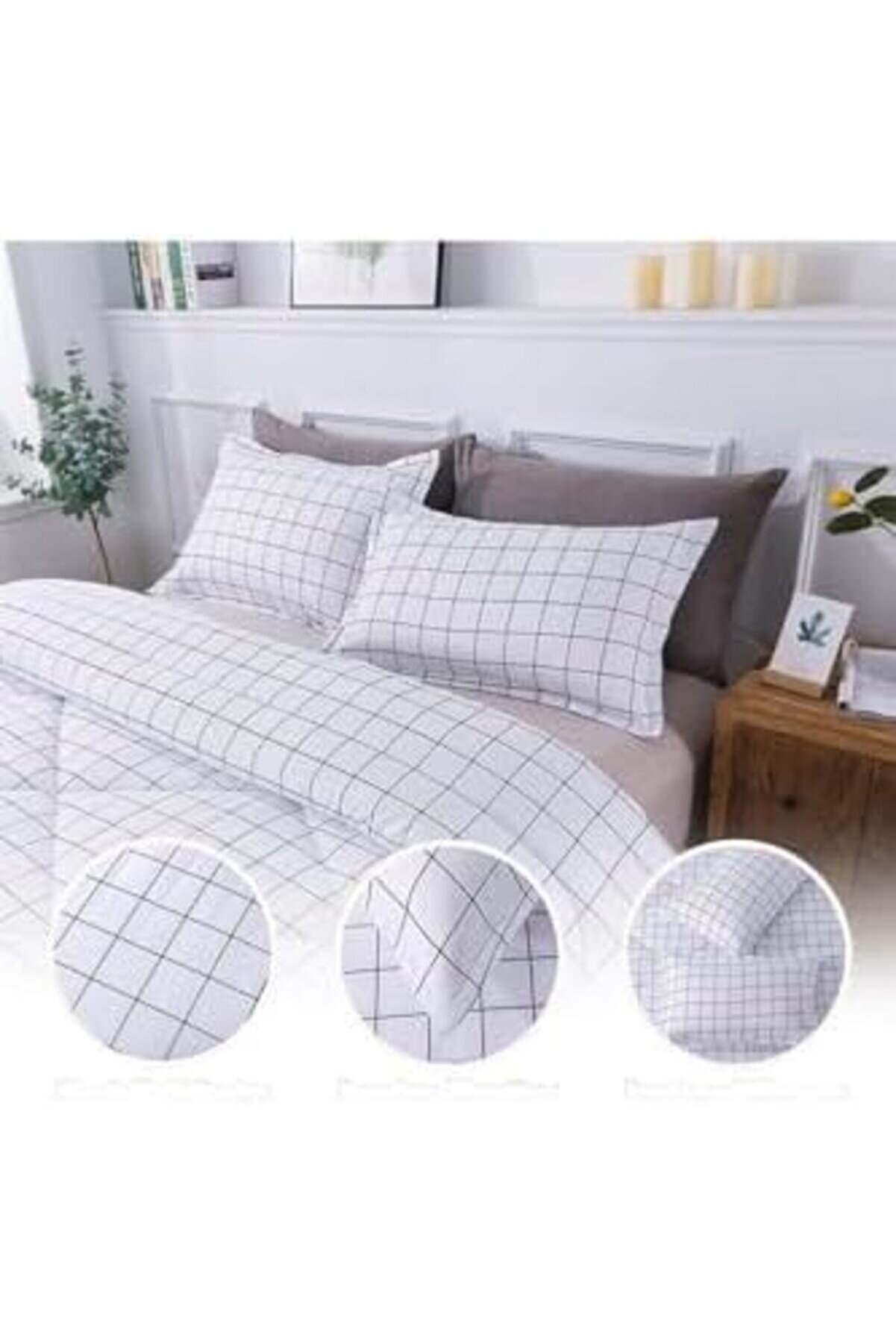 Nevresi̇m Takımı Çi̇ft Ki̇şi̇li̇k 200X220 - Beyaz 1014773