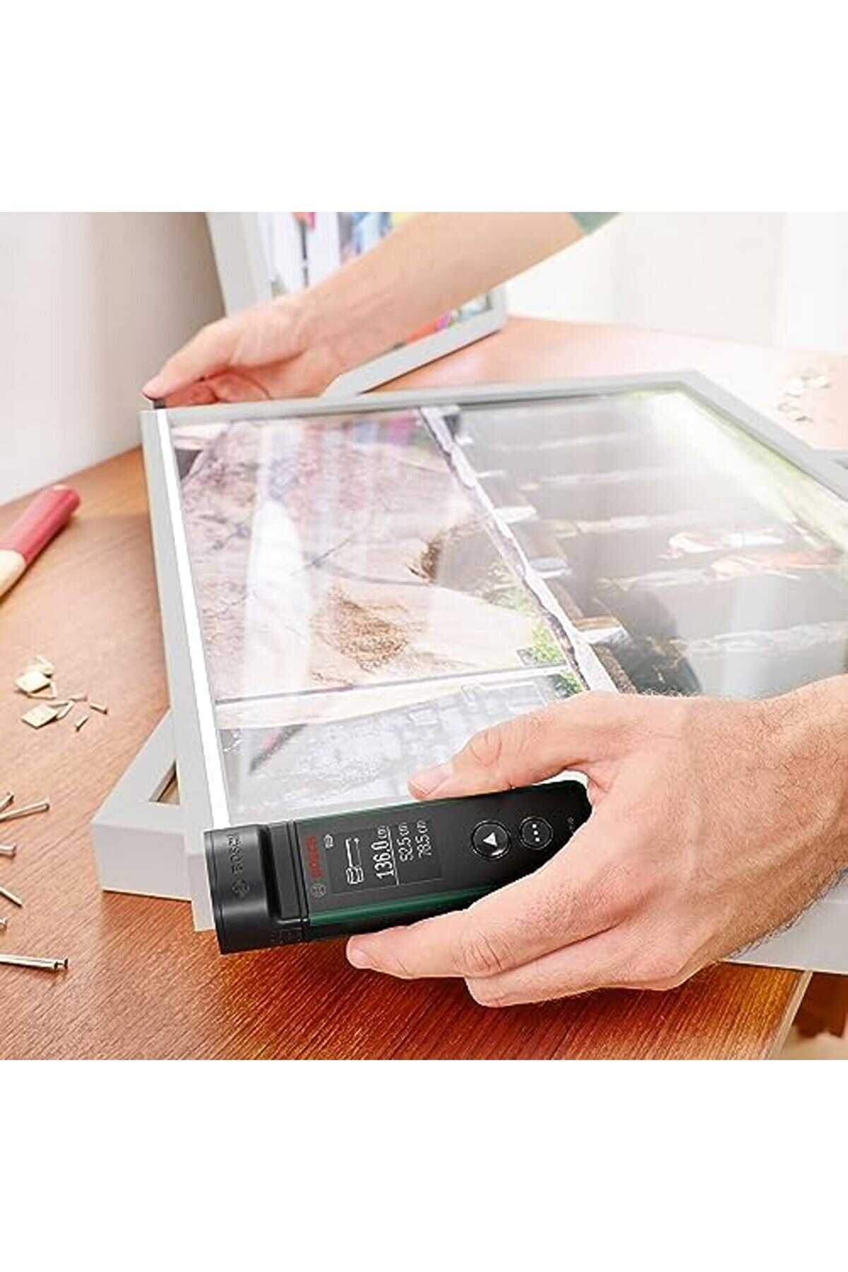 & Zamo Set Uzaklık Ölçer (25M Çalışma Alanı, 4 Sn. Ölçme Süresi̇, 2 X Aa Pi̇l, Çi̇zgi̇, Tekerlek, Şeri̇t,