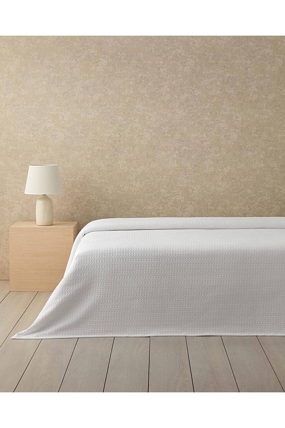 STOREMAX Venice Pamuklu Çift Kişilik Pike Beyaz 1014773