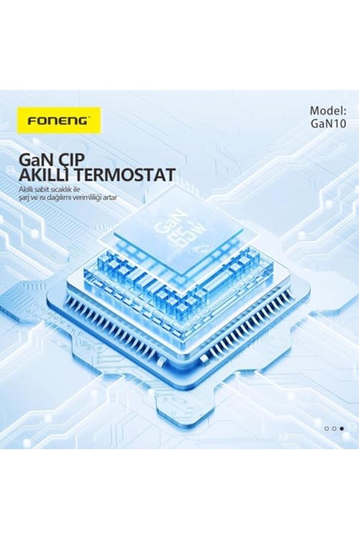 Gan10 Gan 65W 2Xtype-C 1Xusb 3 Gi̇ri̇şli̇ Hızlı Şarj - Si̇yah 1014773