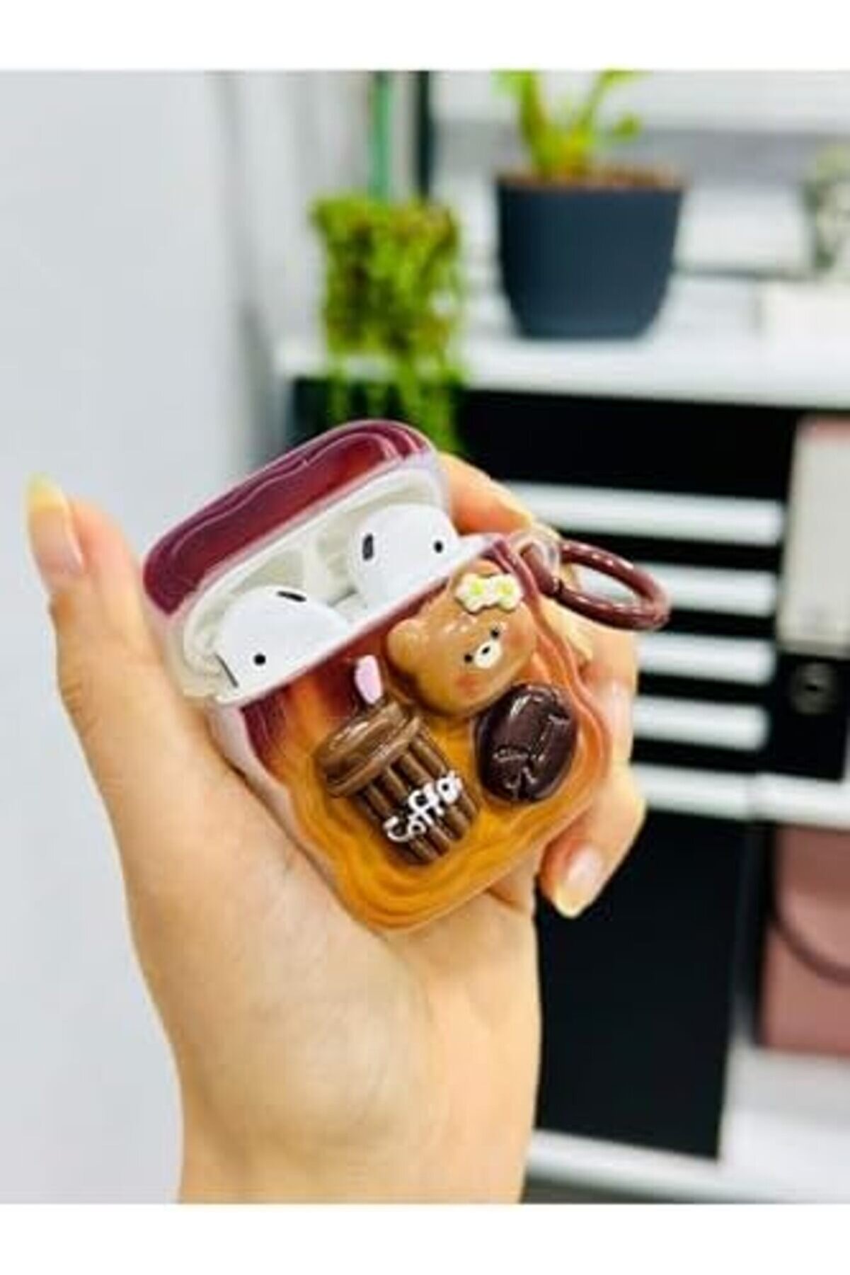 Nesi̇l Ve 2. Nesi̇l İle Uyumlu Tasarım Kalın Si̇li̇kon Kılıf - Çeki̇rdekkahve 1014773