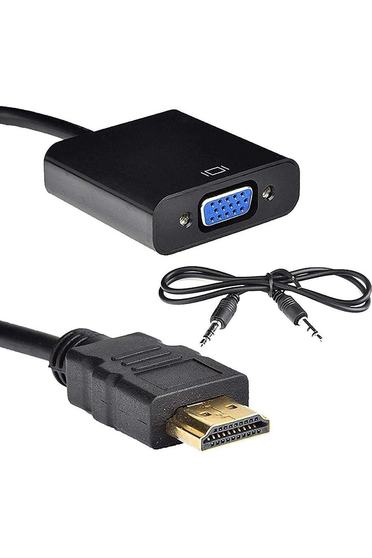 STOREMAX HDMI To VGA Ses Destekli D&ouml;n&uuml;şt&uuml;r&uuml;c&uuml; Kablo &Ccedil;evirici 4488 1014773