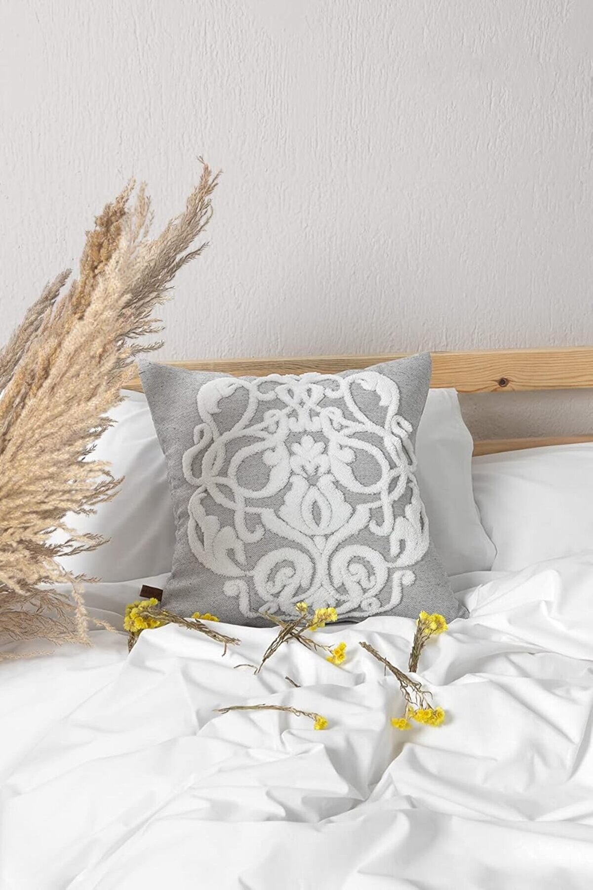 STOREMAX Kırlent 43x43 cm Damask Gri 1014773