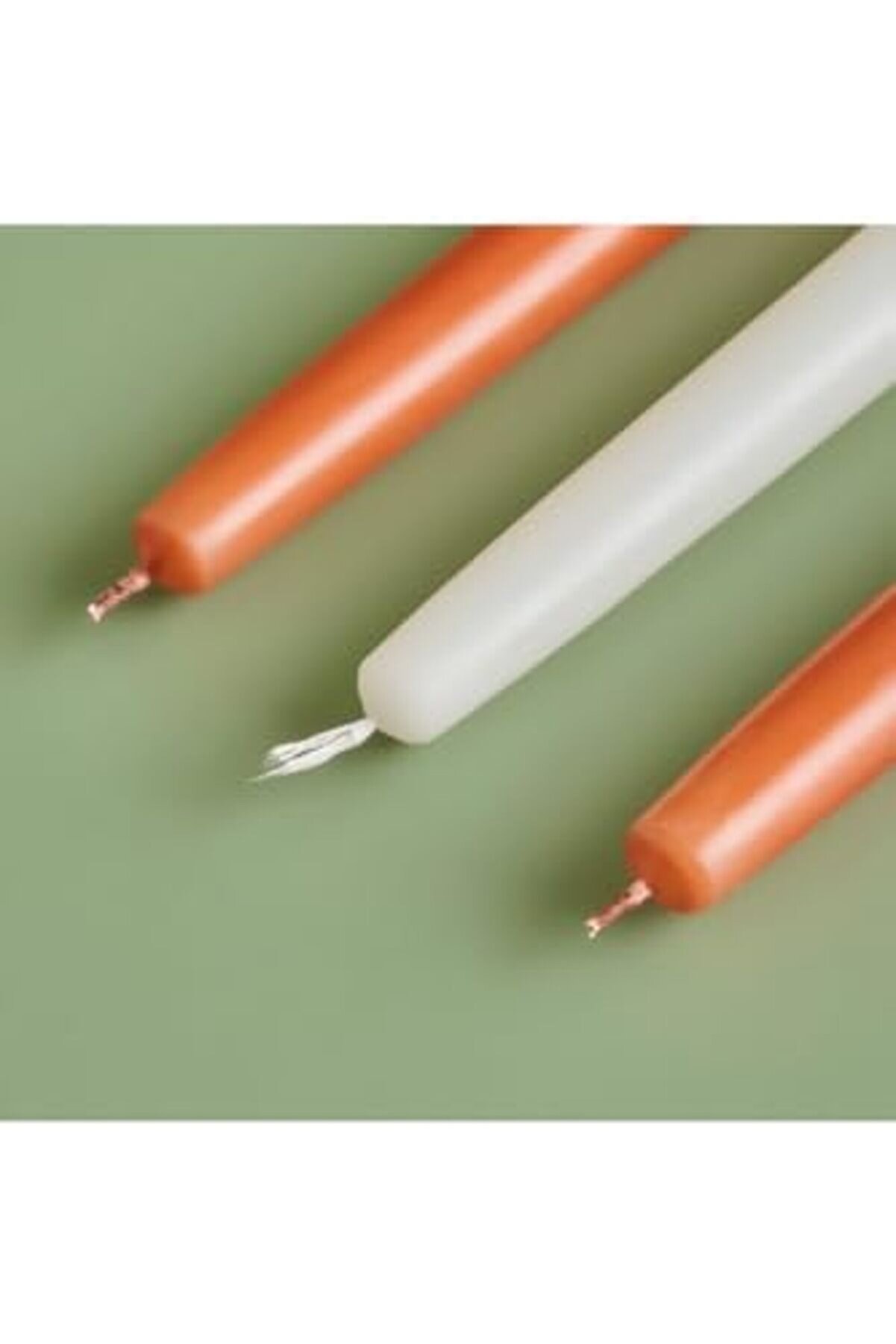 Şamdan 3 Lü Mum Ki̇remi̇t (25X2 Cm) 1014773