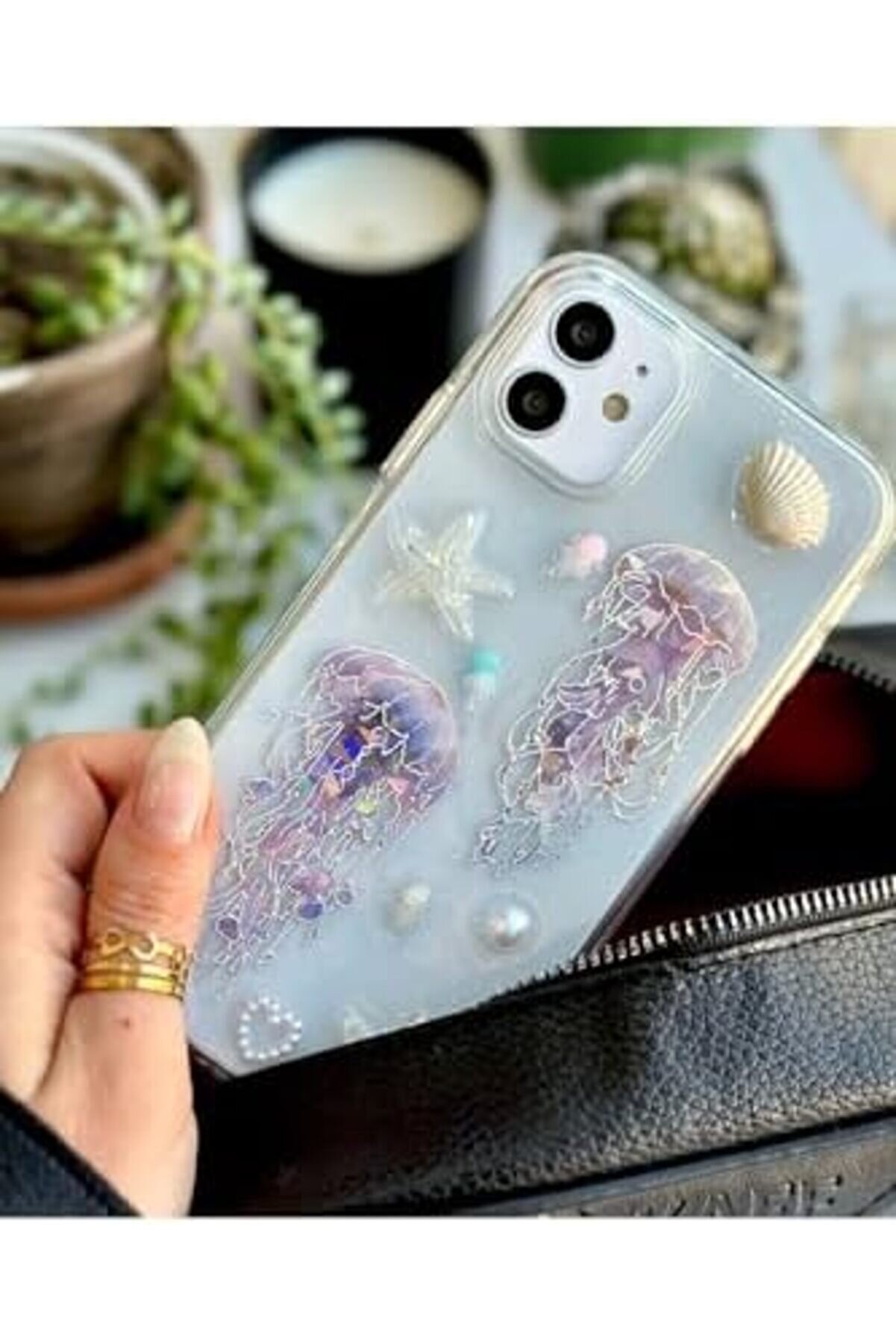 Aksesuar Iphone 11 Uyumlu 3D Oyuncaklı Deni̇zanası Tasarımlı Yumuşak Si̇li̇kon Kılıf - Deni̇zanası 1175
