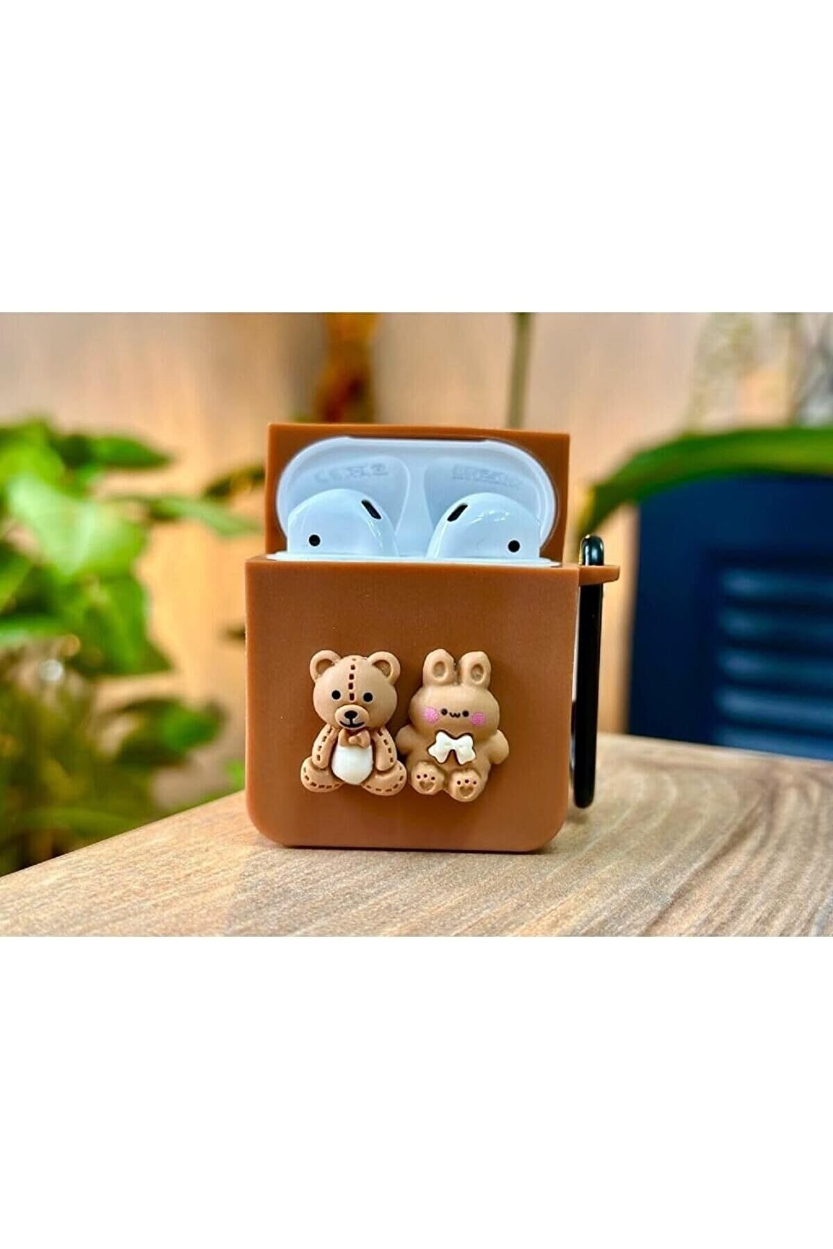 STOREMAX 1. Nesil Ve 2. Nesil ile Uyumlu Ayıcık Tasarımlı Kalın Silikon Kılıf - Brown 1014773