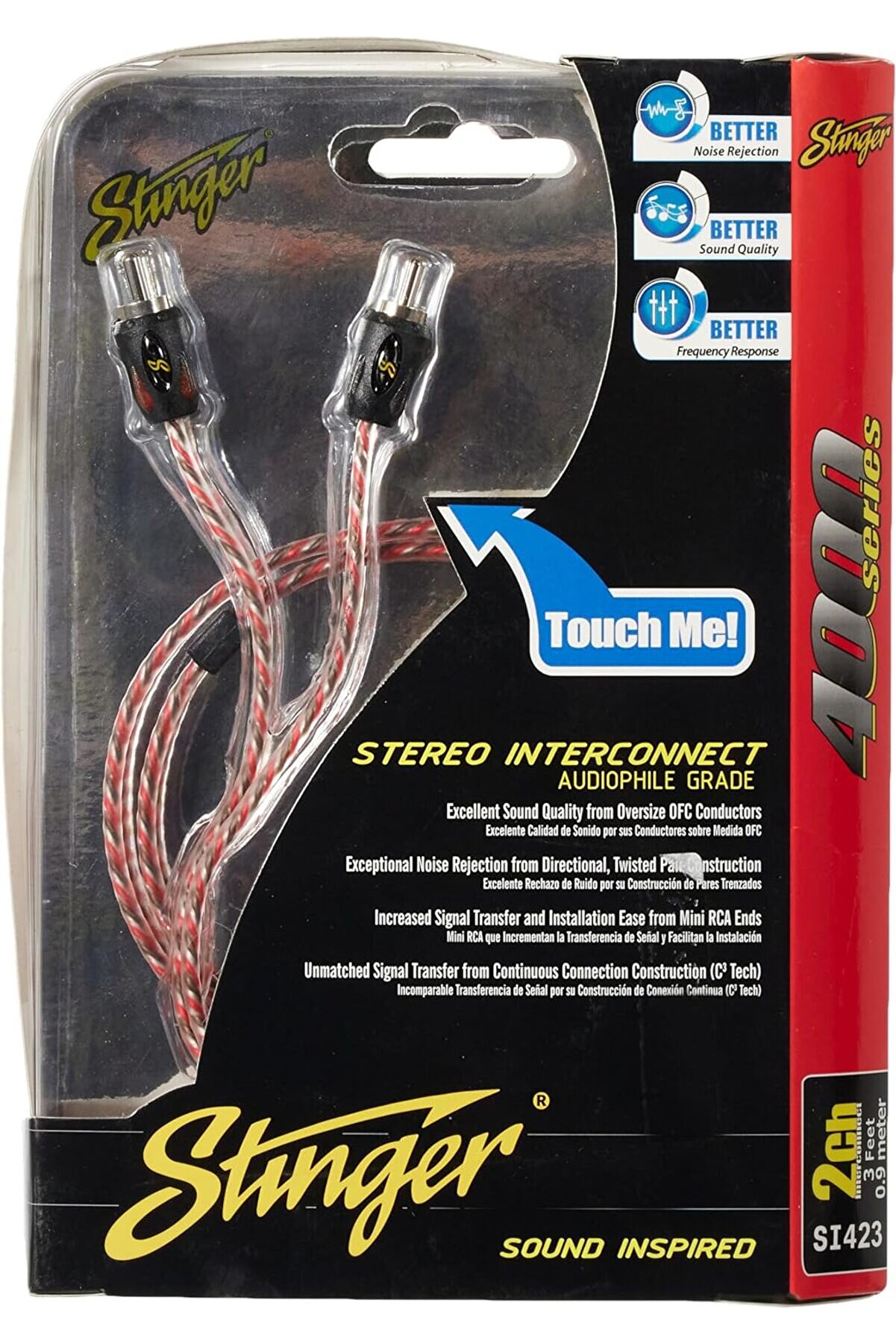 Sı423 2-Kanal,Y&ouml;nl&uuml; B&uuml;k&uuml;ml&uuml; Ofc Krom U&ccedil; Konnekt&ouml;r, Rca 1014773