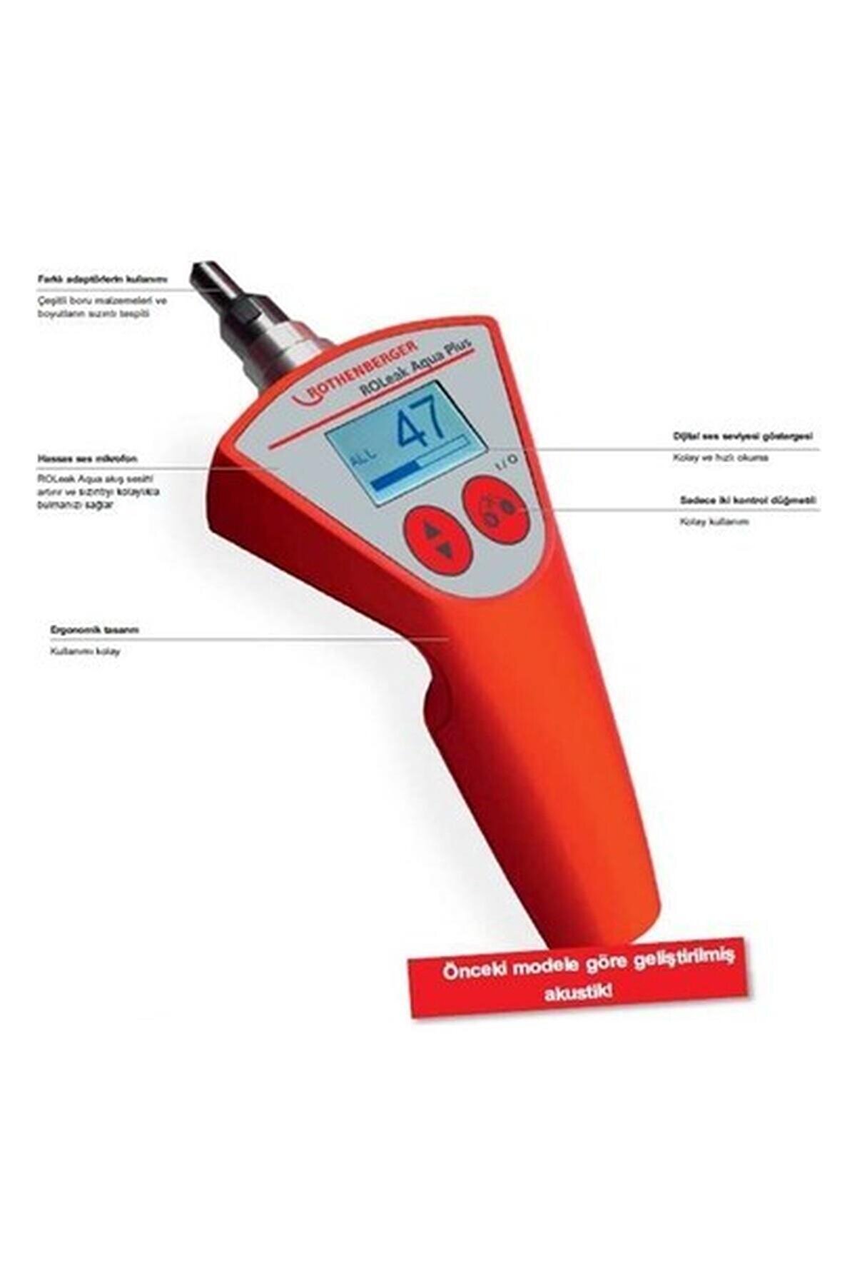 Rothenberger Roleak Aqua 3 Plus Akusti̇k Di̇nleme Su Kaçak Tespi̇t Ci̇hazı