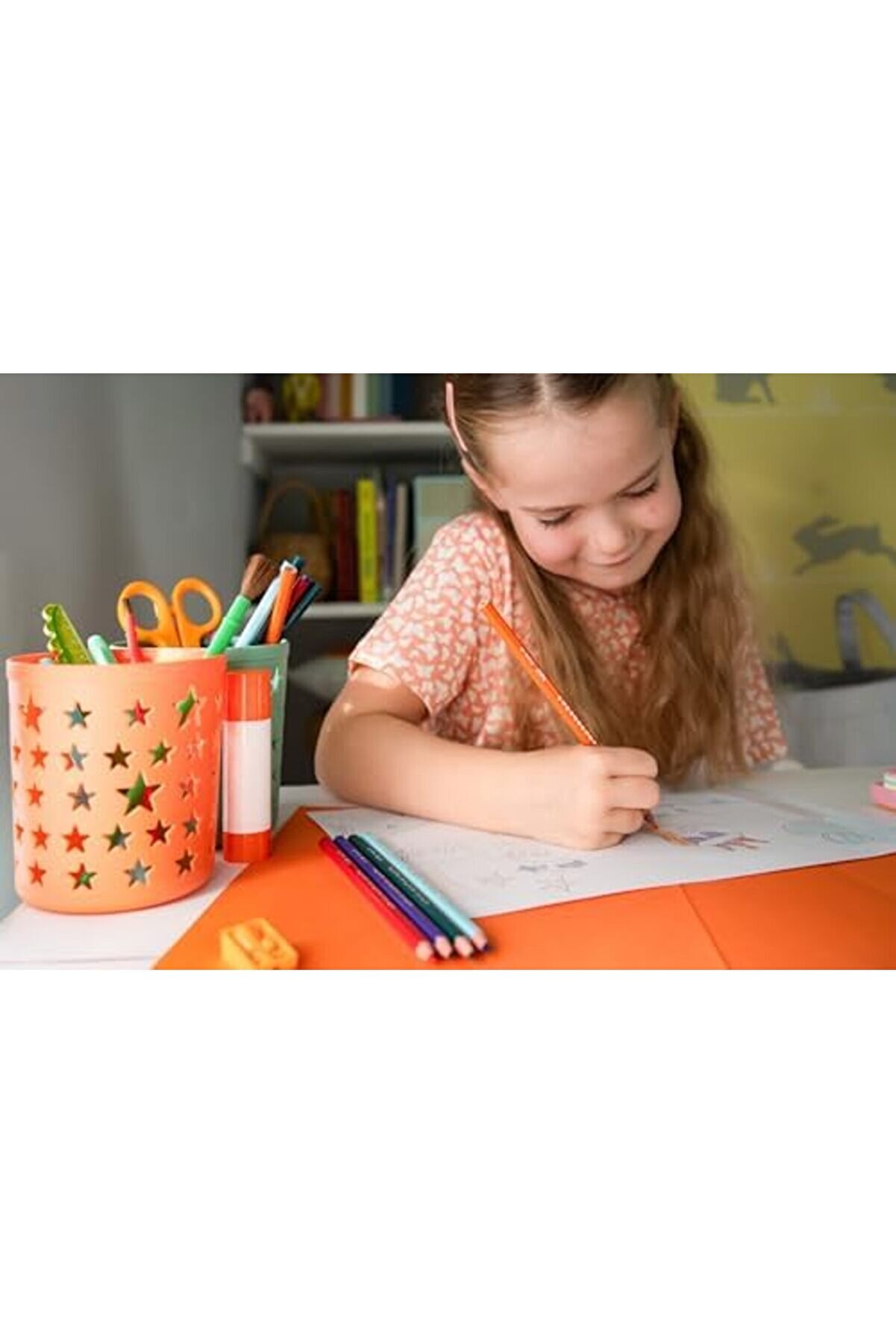 Pltnstoreshop Ki̇ds Tropi̇colors Kuru Boya Kalemi̇ 24 Renk, Kıymık Oluşturmaz, Ağaç Kesi̇lmeden Üreti̇lmi̇