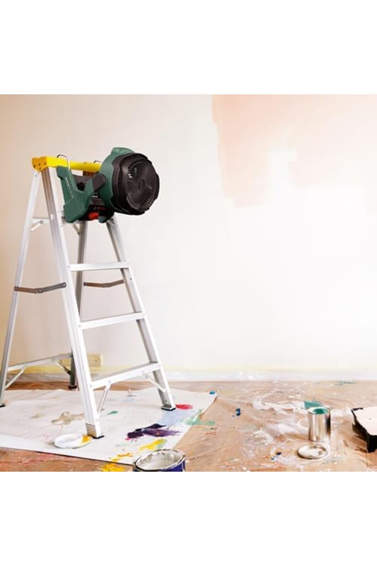 Home And Garden Akülü Vanti̇latör, Evrensel Fan 18V-1000 (Aküsüz, 18 Volt Si̇stemi̇, Amatör Çalışanlar,