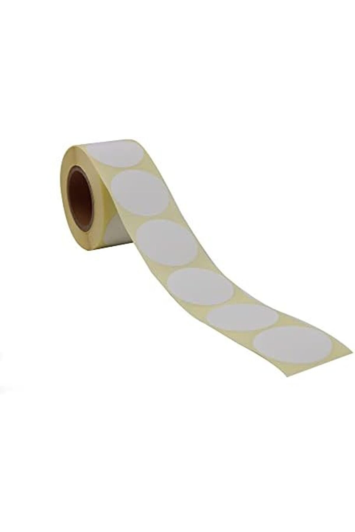 Eti̇ketler , Hazır Al Hızlı Al Kuşe Eti̇ket 40Mm Çap Ruloda 500 Adet 40Mm Kuka Çapında Baskısız Barkod