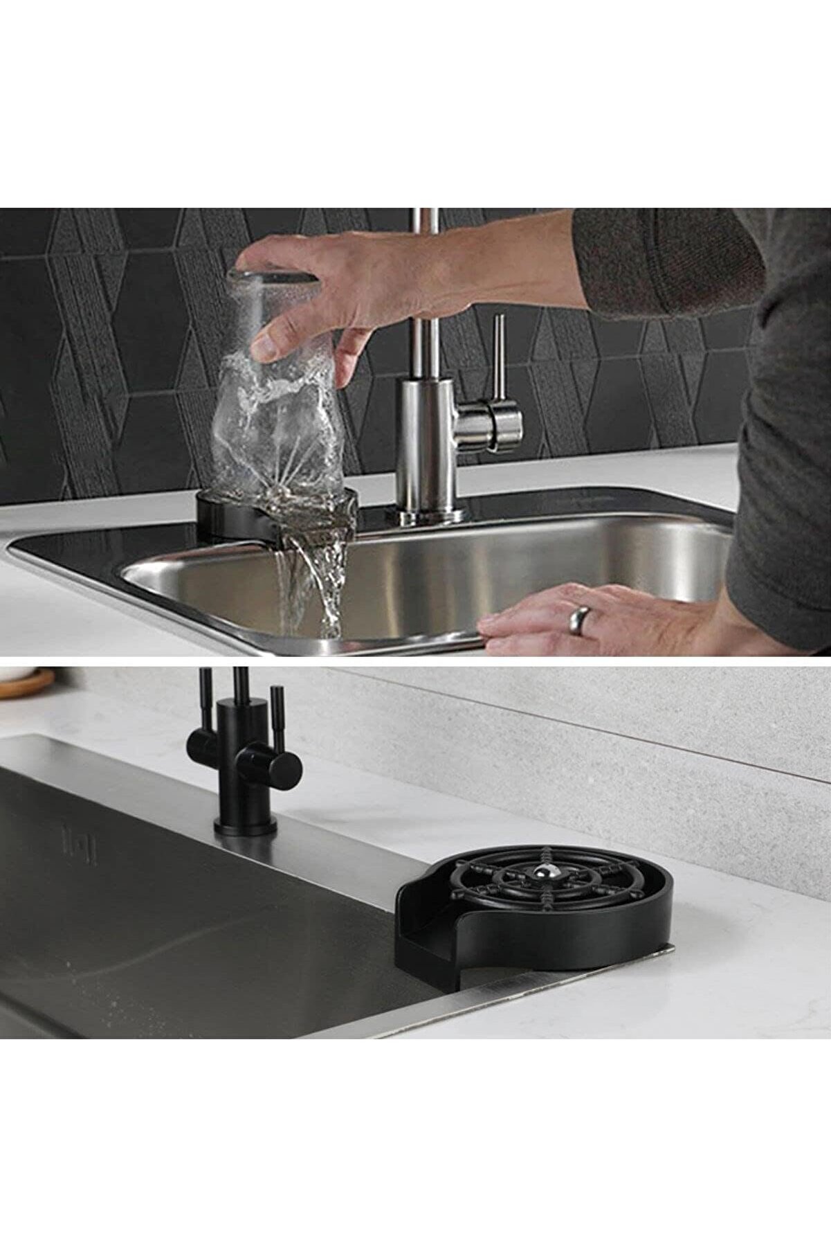 STOREMAX modashine Yüksek Basınçlı Otomatik Yıkama Aparatı Mutfak Lavaboları İçin Hızlı Kupa Durulayıcı modas