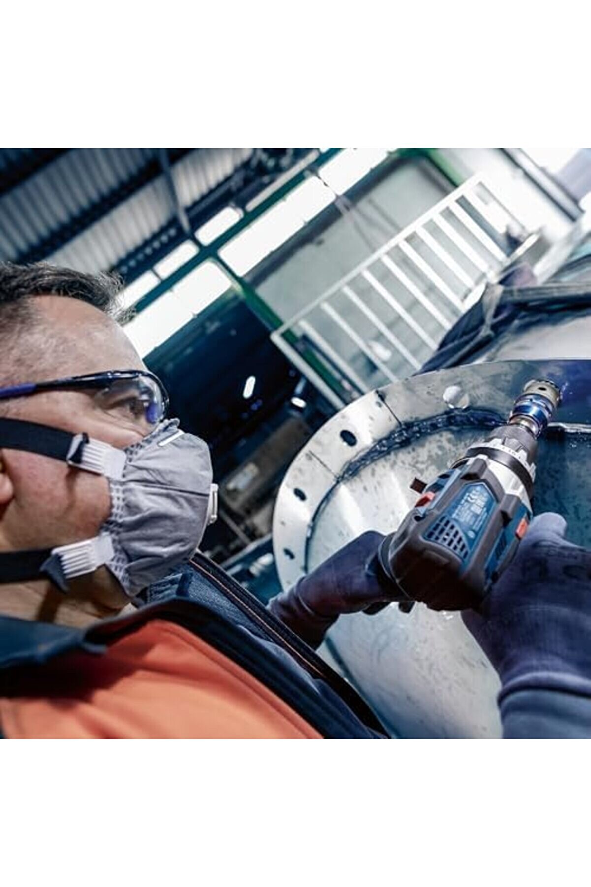 1 X Pro Sheet Metal Power Deli̇kli̇ Testere (Paslanmaz Çeli̇k Levhalar, Çeli̇k Levhalar, Ø 40 Mm, Profes