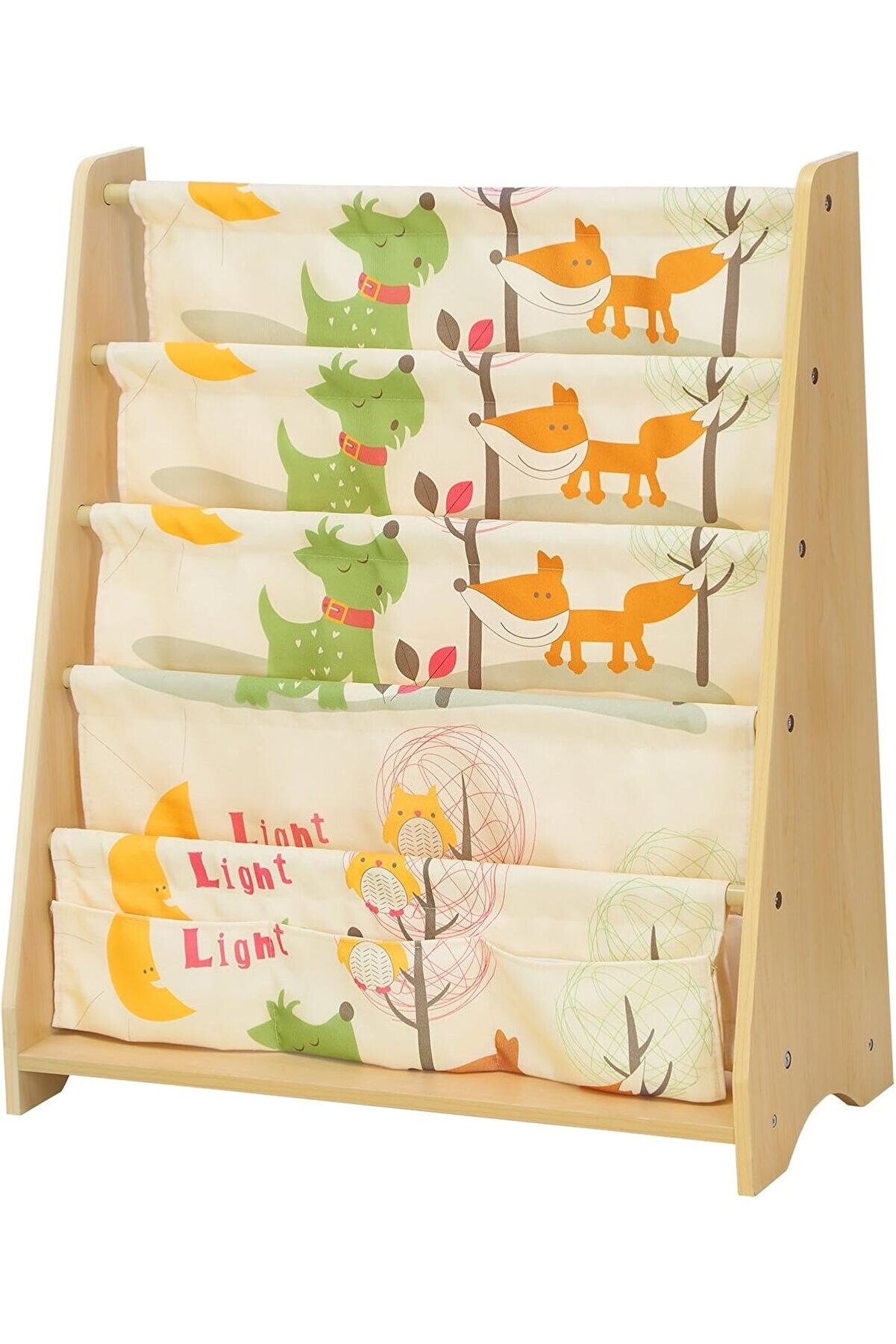 STOREMAX mrtshoppng Çocuklar Için 4 Katmanlı Kitaplık, Kitaplar Için Depolama Rafı, Okul Malzemeleri, Çocuk O