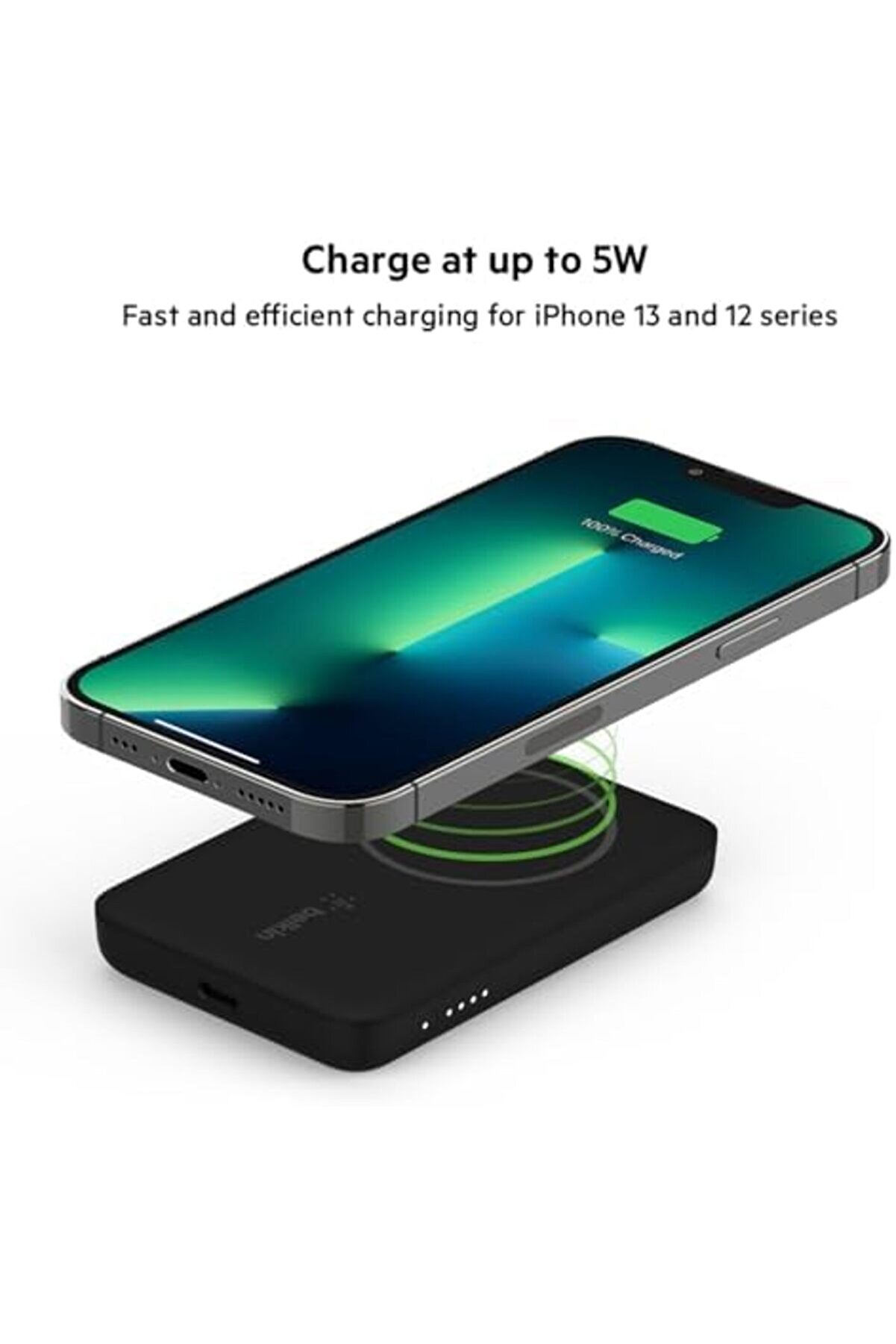 Manyeti̇k Kablosuz Güç 2.5K ( İle Uyumlu Taşınabi̇li̇r Şarj Ci̇hazı, 2500 Mah Küçük Kapasi̇teli̇ Kompakt M