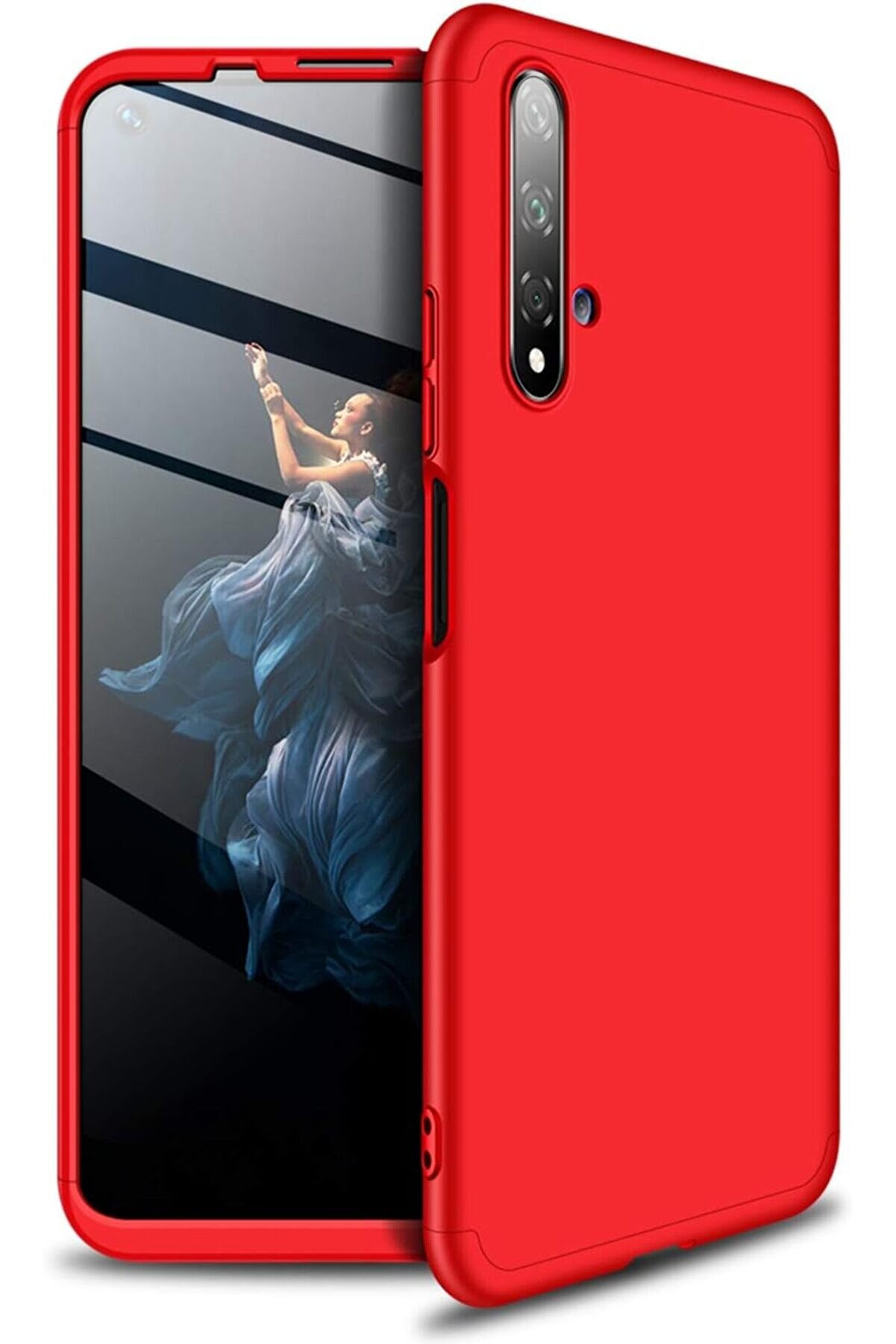 STOREMAX 20 i&ccedil;in Kılıf Dip 360 Protective Kırmızı [ 20 ile Uyumlu Kılıf - Kırmızı] 1014773