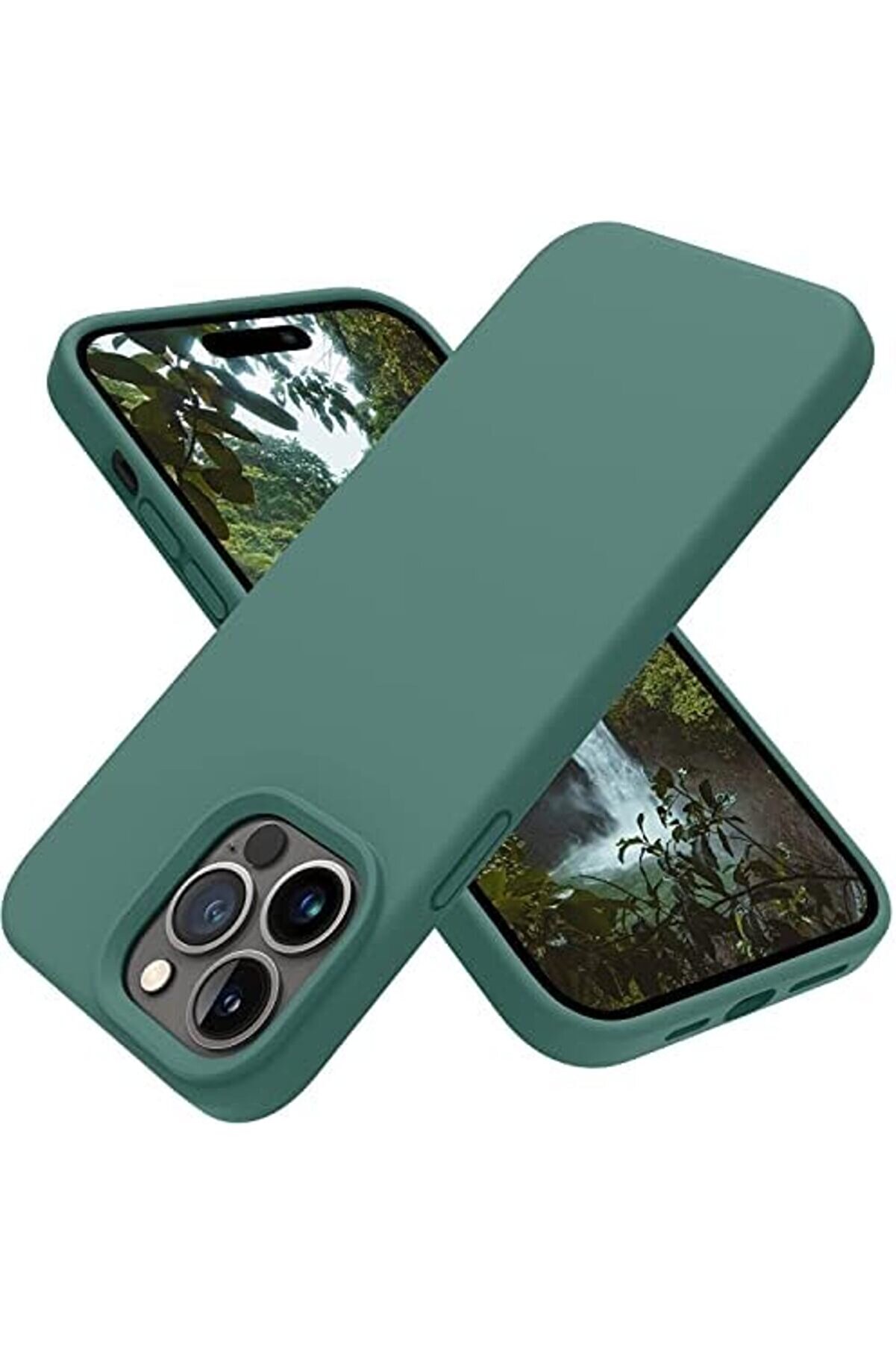 14 Pro Max Kılıf 6.7’ Içi̇ Kadi̇fe Lansman Si̇li̇kon Kılıf Şok Emi̇ci̇ Full Kasa Koruma Sağlayan Kılıf Hak