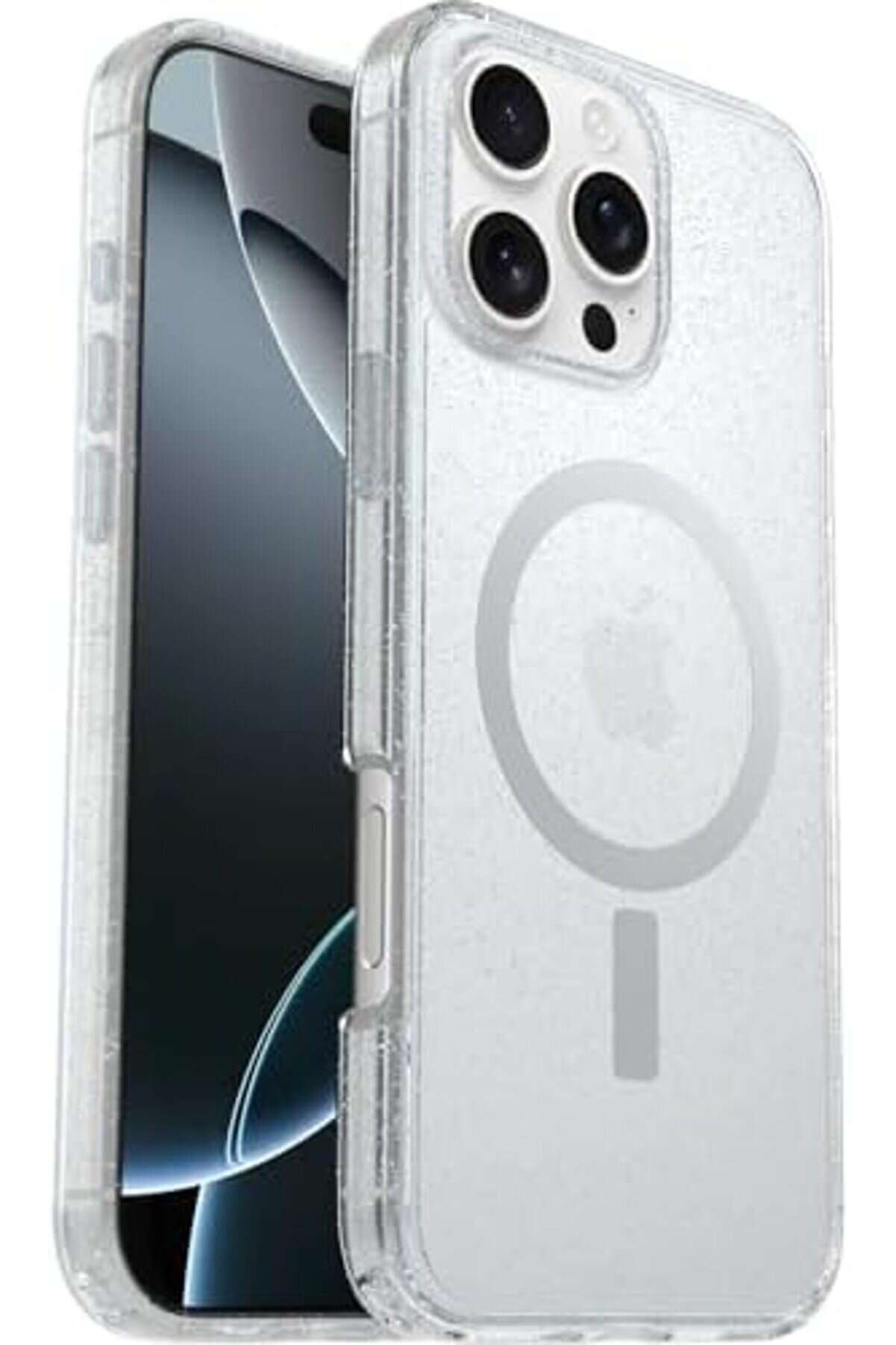 Symmetry Seri̇si̇ Şeffaf Şeffaf Kılıf 16 Pro Max Uyumlu Darbeye Ve Düşmeye Karşı Kılıf, Stardust 1014