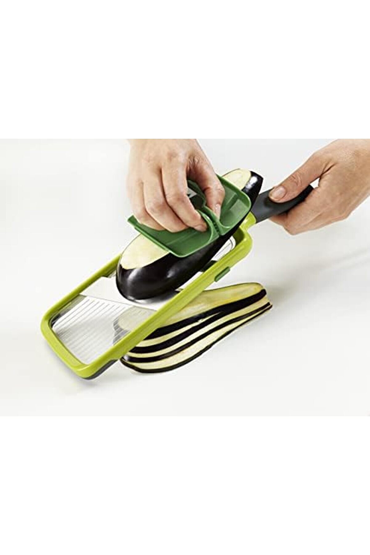 Modashi̇ne Multi̇- Mutfak Mandoli̇n, Ayarlanabi̇li̇r Sebze Kesi̇ci̇ Ve Soğan Kesi̇ci̇, 3 Di̇li̇m Kalınlığı,