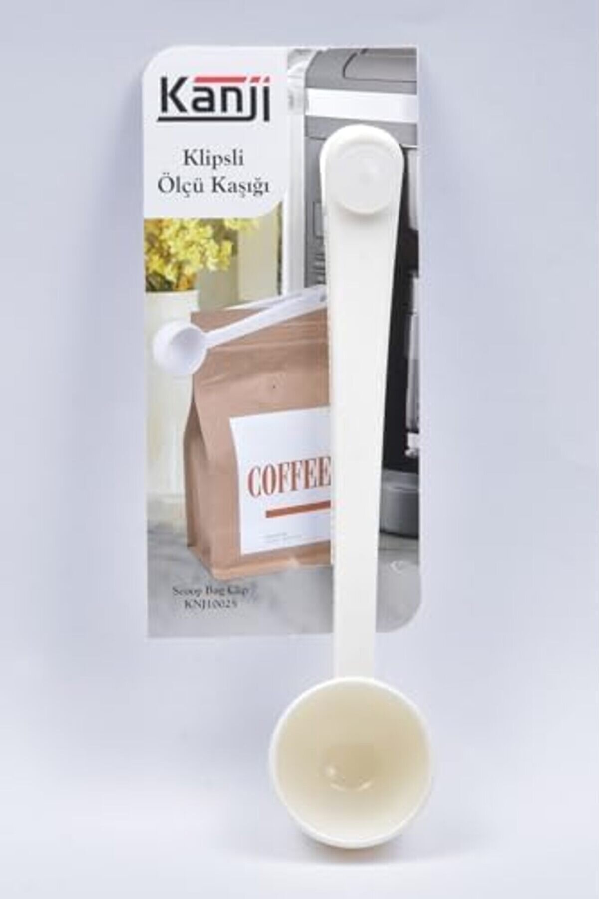 Modashi̇ne Ti̇me Fi̇ltre Kahve Kağıdı 1/4 4 Numara 80 Li̇ Paket + Kli̇psli̇ &Ccedil;ay Kahve &Ouml;l&ccedil;&uuml; Kaşığı - B