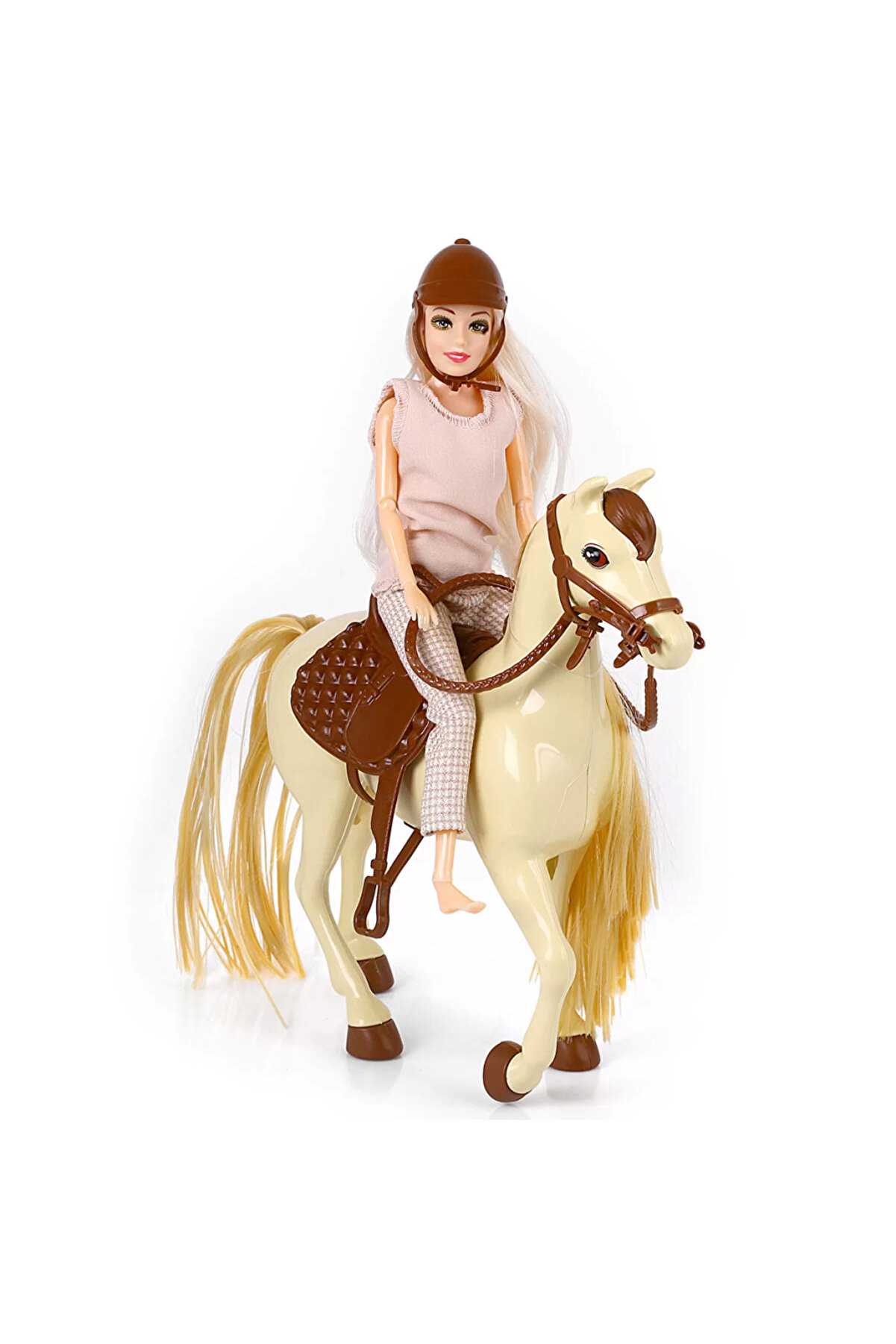 Jasmi̇ne Atlı Bebek Bejkahve