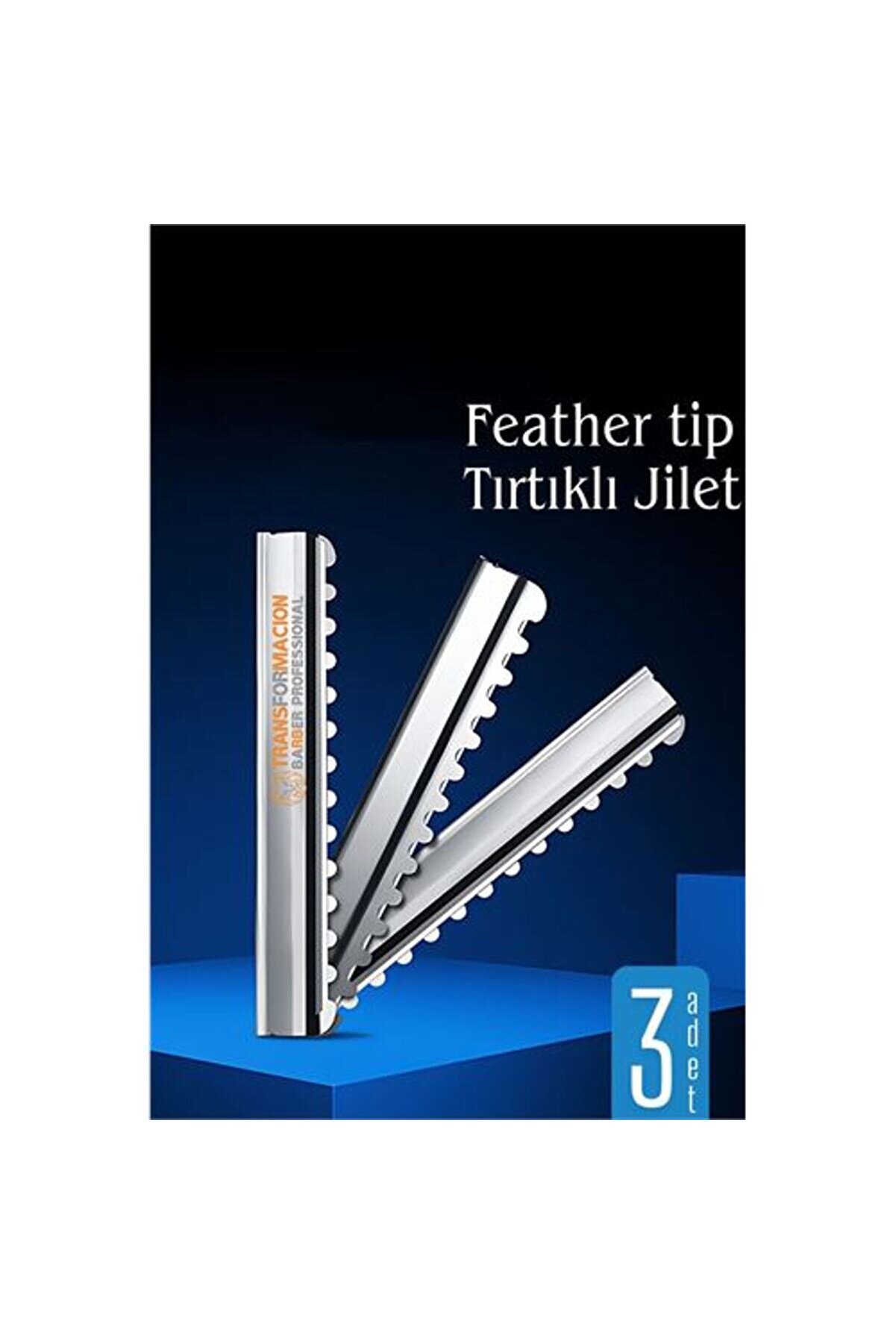 Toptan Bulurum Feather Tip Tırtıklı Ustura Jii 3 Adet