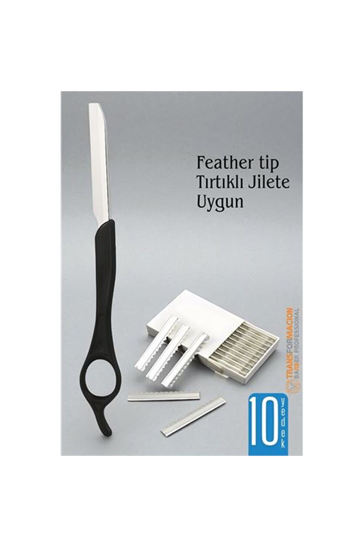 Toptan Bulurum Feather Tip Jili Ustura 10 Yedek Jili Profesyonel
